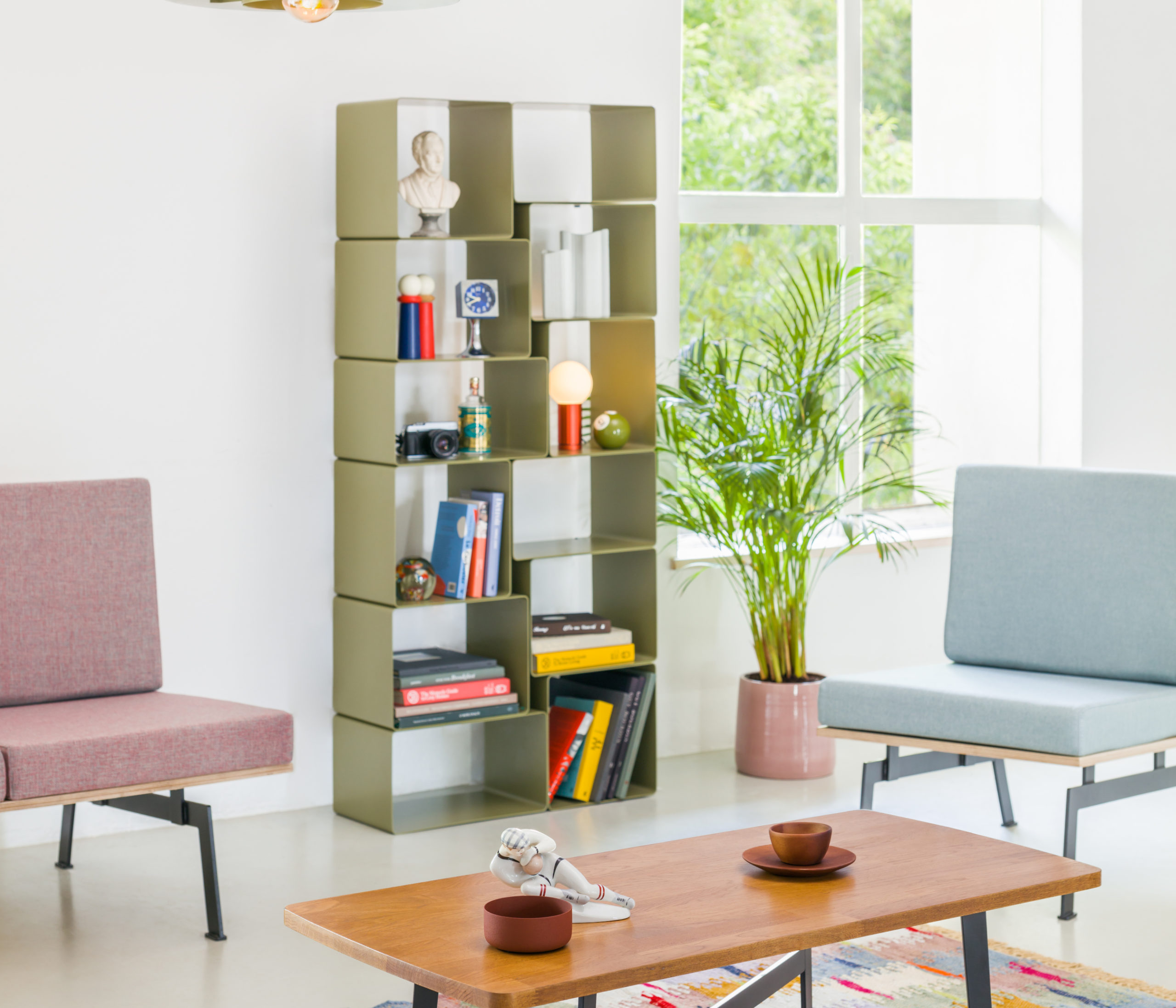 Bookcase，steel，storage，Simplicity，HULE，2021 red dot product design award，