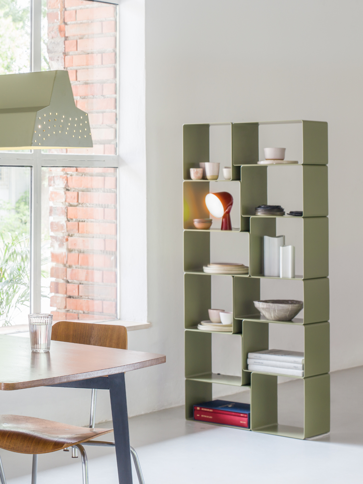 Bookcase，steel，storage，Simplicity，HULE，2021 red dot product design award，