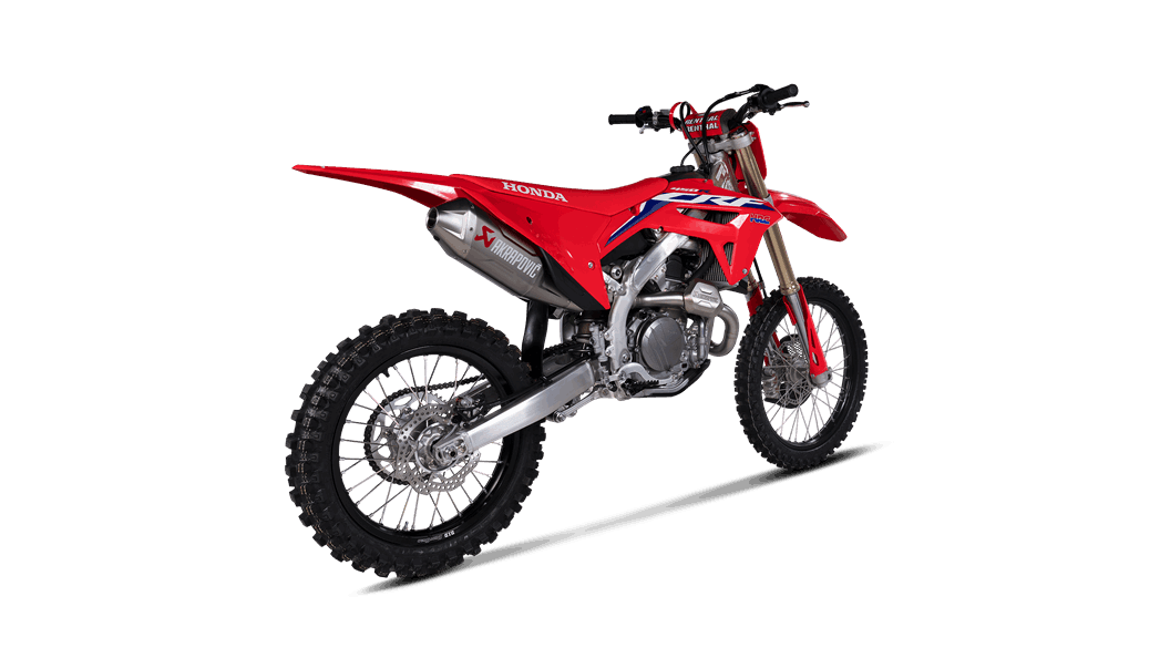 2021 red dot product design award，exhaust system，CRF450R/RX，Titanium metal，