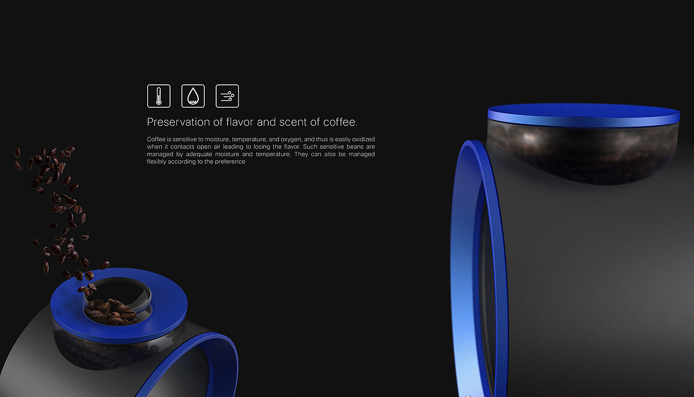 蓝色，概念，咖啡机，dyson，戴森，