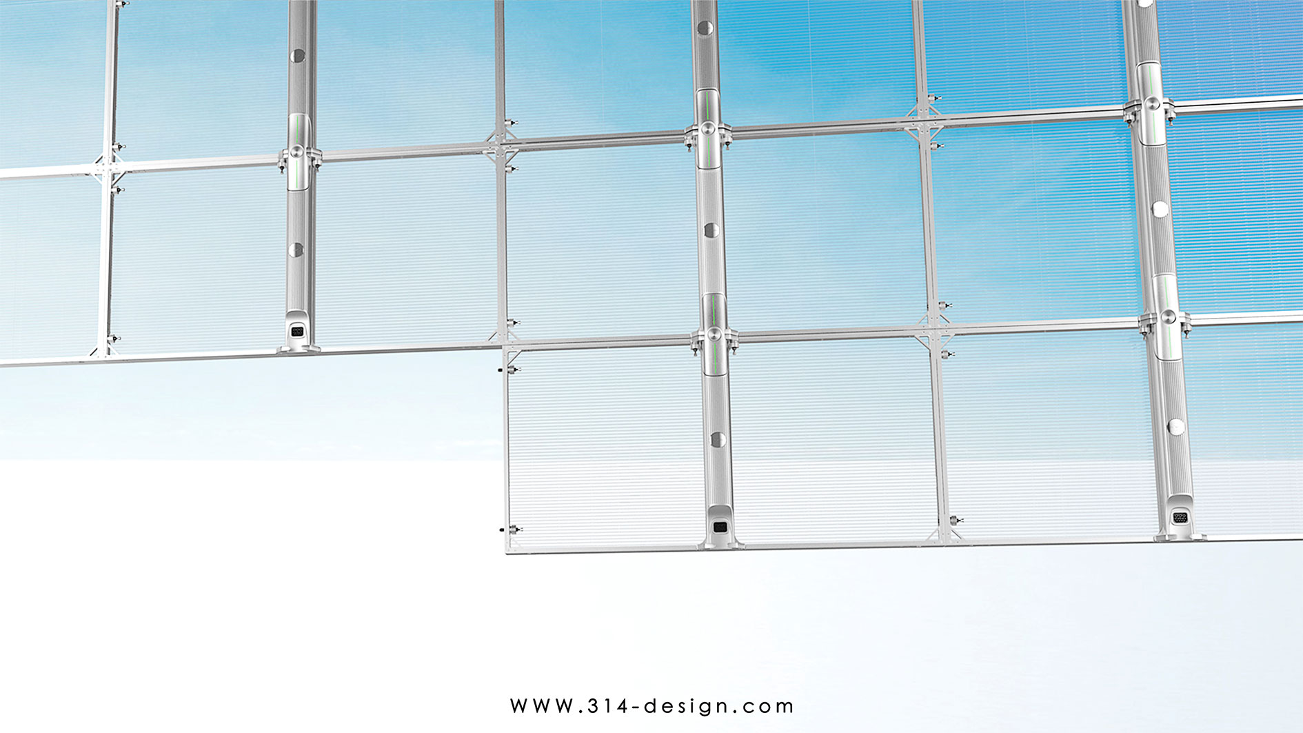 Advertising screen，Window screen，Transparent screen，Transparent LED，Three point thinking design，