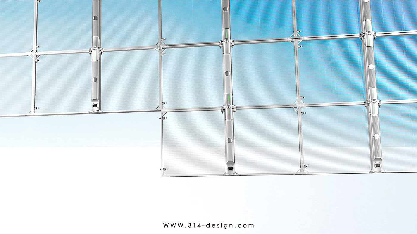 Advertising screen，Window screen，Transparent screen，Transparent LED，Three point thinking design，