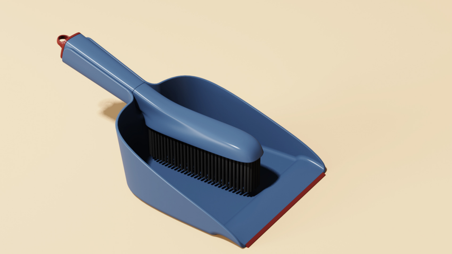 Broom，to work in an office，desktop，