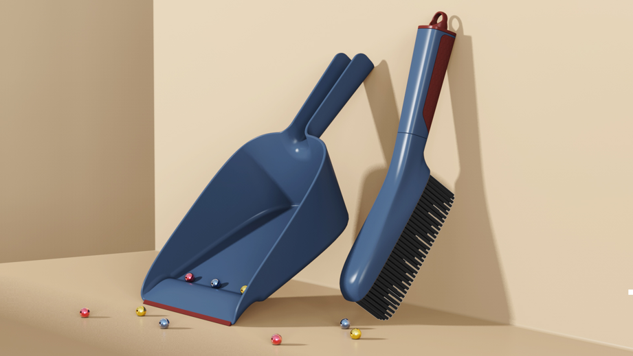 Broom，to work in an office，desktop，