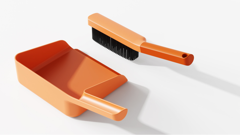 Broom，to work in an office，desktop，