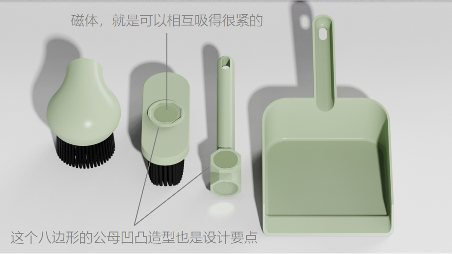 Broom，to work in an office，desktop，