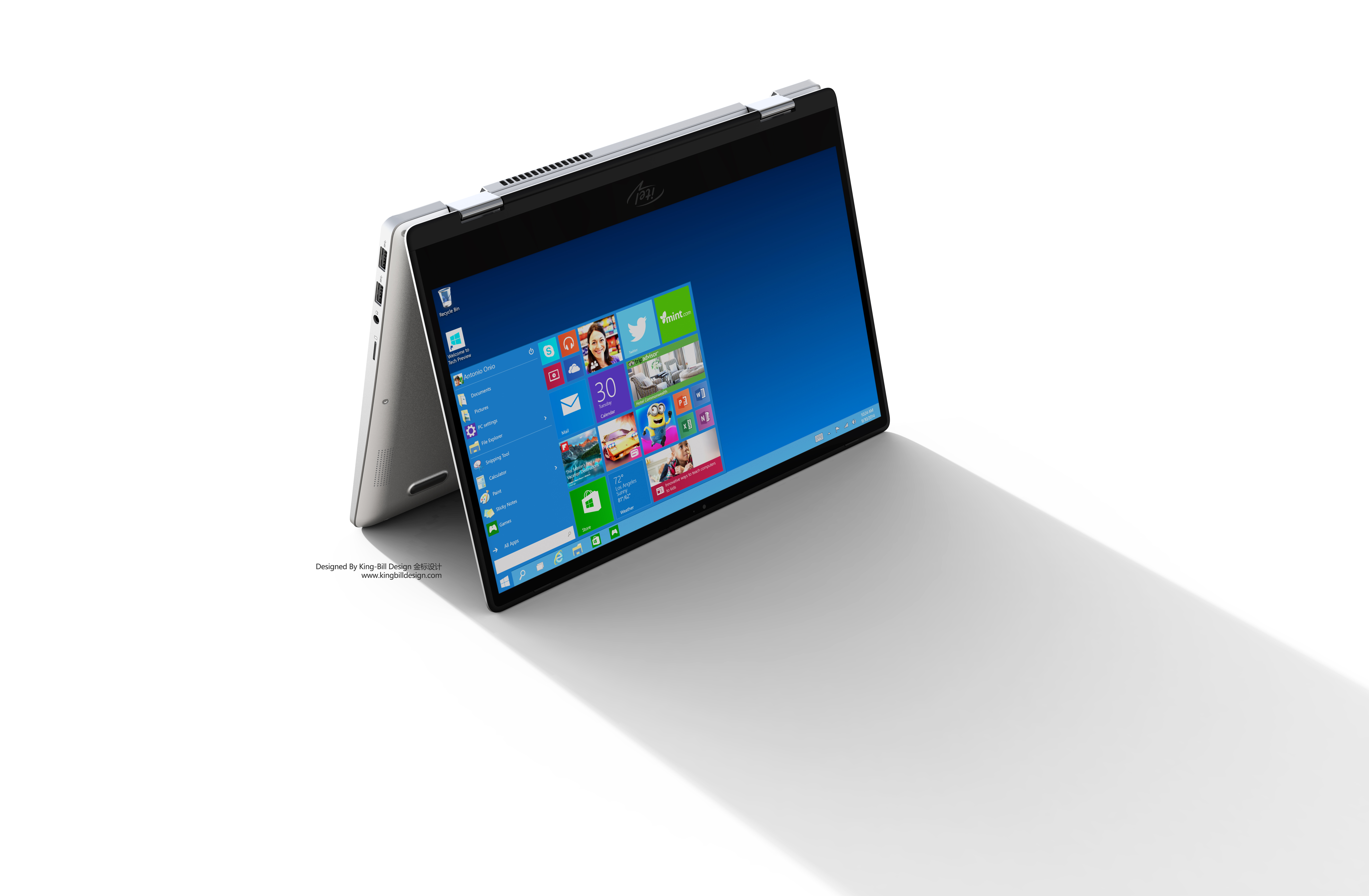 Notebook computer，Gold standard design，Xiong muguo，13 inches，Computer appearance，Computer structure，