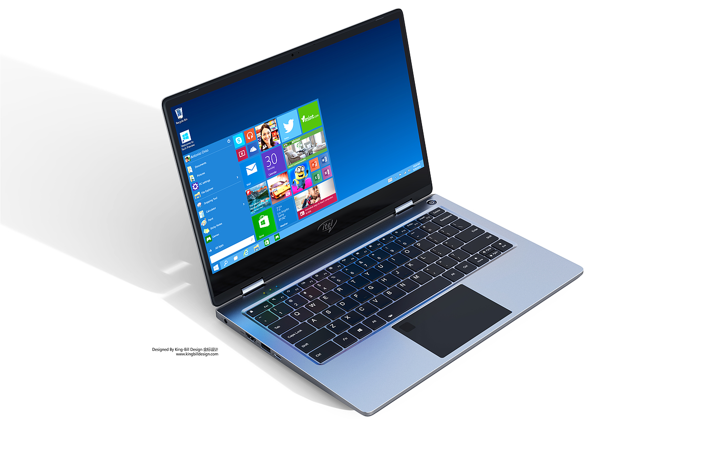 Notebook computer，Gold standard design，Xiong muguo，13 inches，Computer appearance，Computer structure，