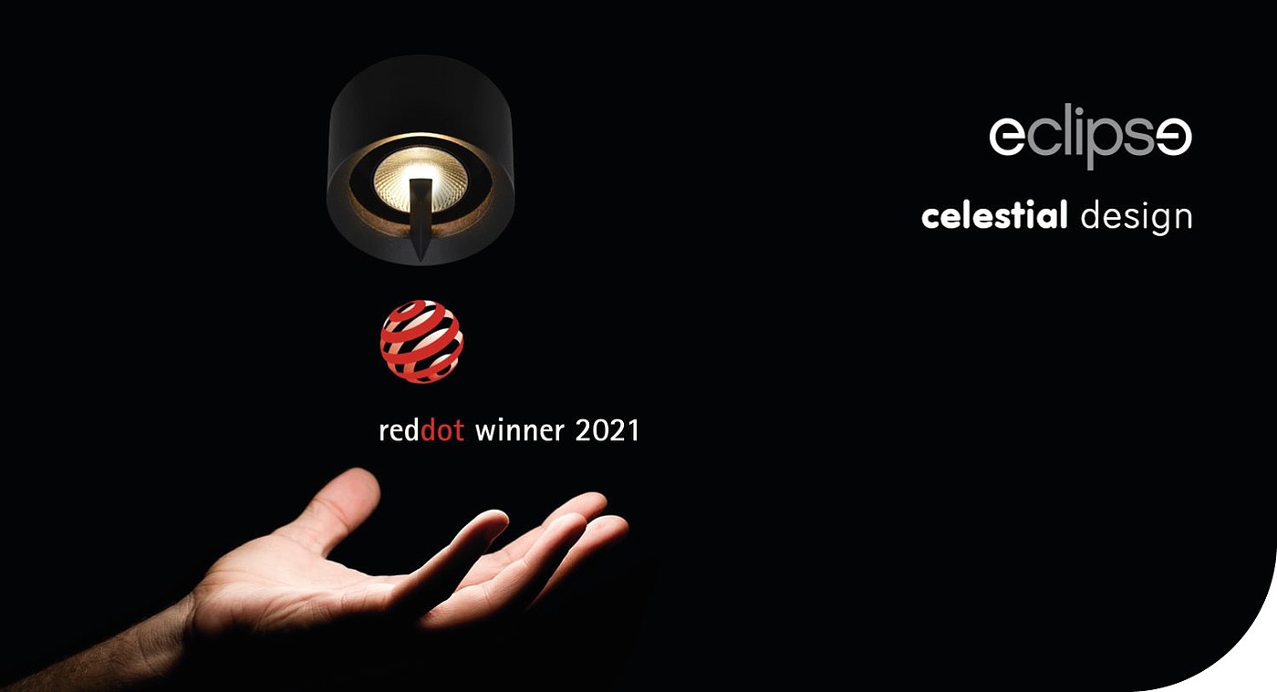 2021 red dot product design award，eclipse，Downlight，lighting，Lighting，