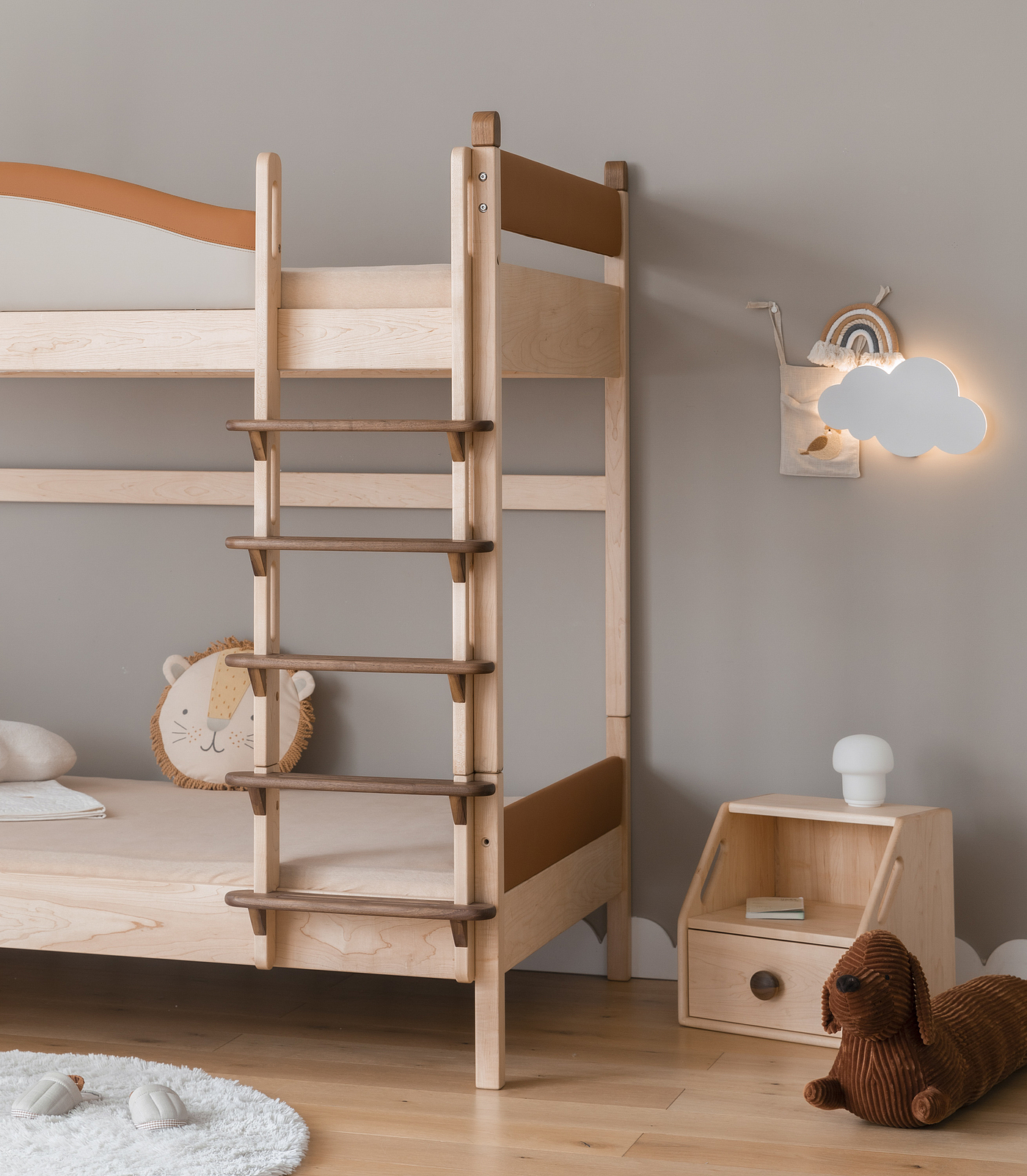 Children's home，Children's furniture，Children bed，Twin room，Children bed，Solid wood bed，Solid wood furniture，