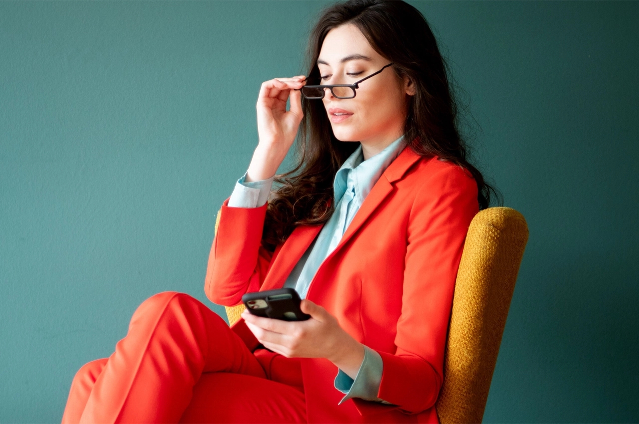 Mobile phone shell，iphone，Presbyopic glasses，