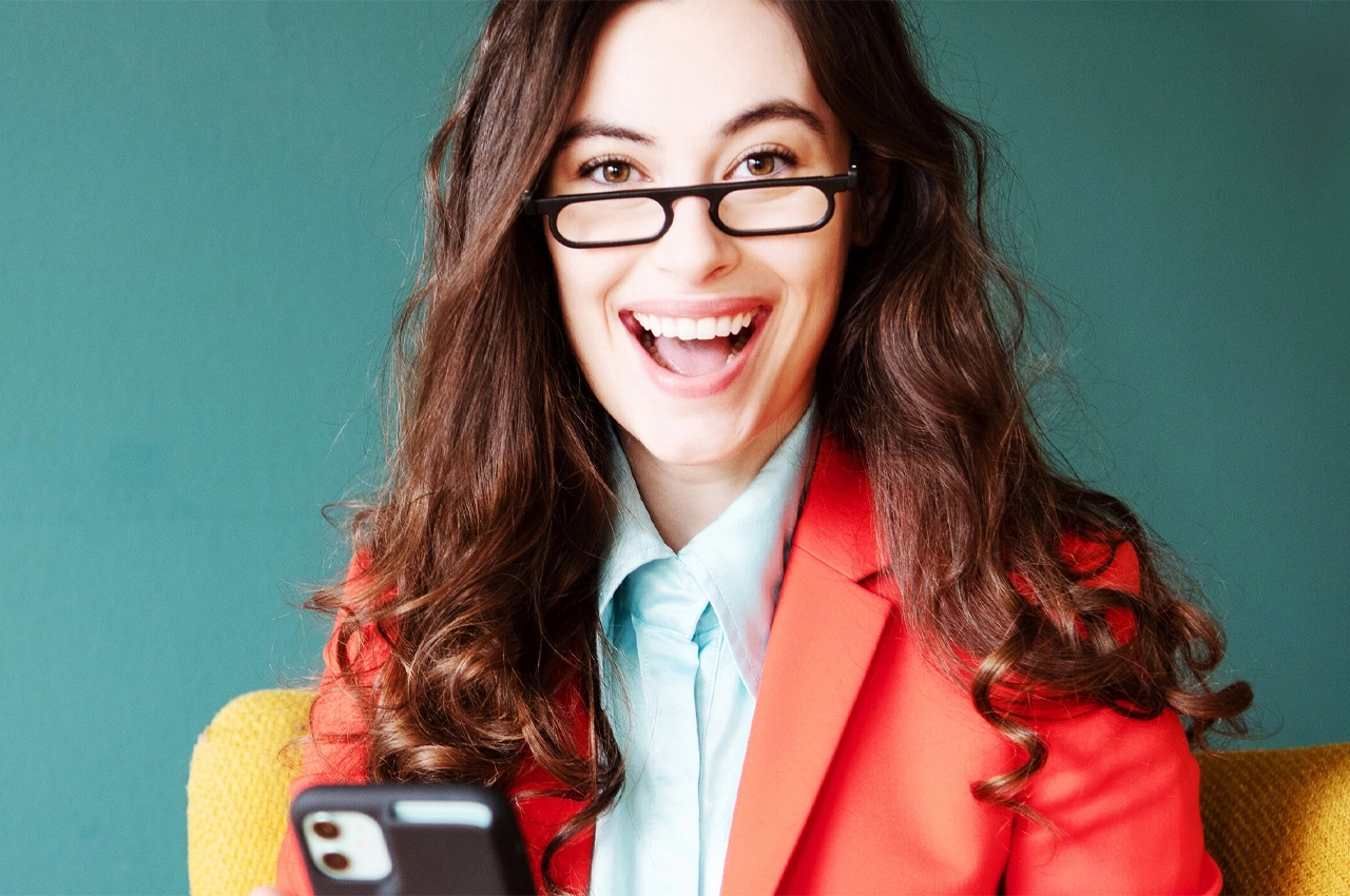 Mobile phone shell，iphone，Presbyopic glasses，