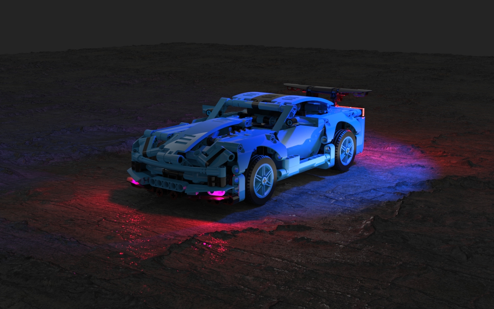 Toys，Toy car，Render，keyshot，