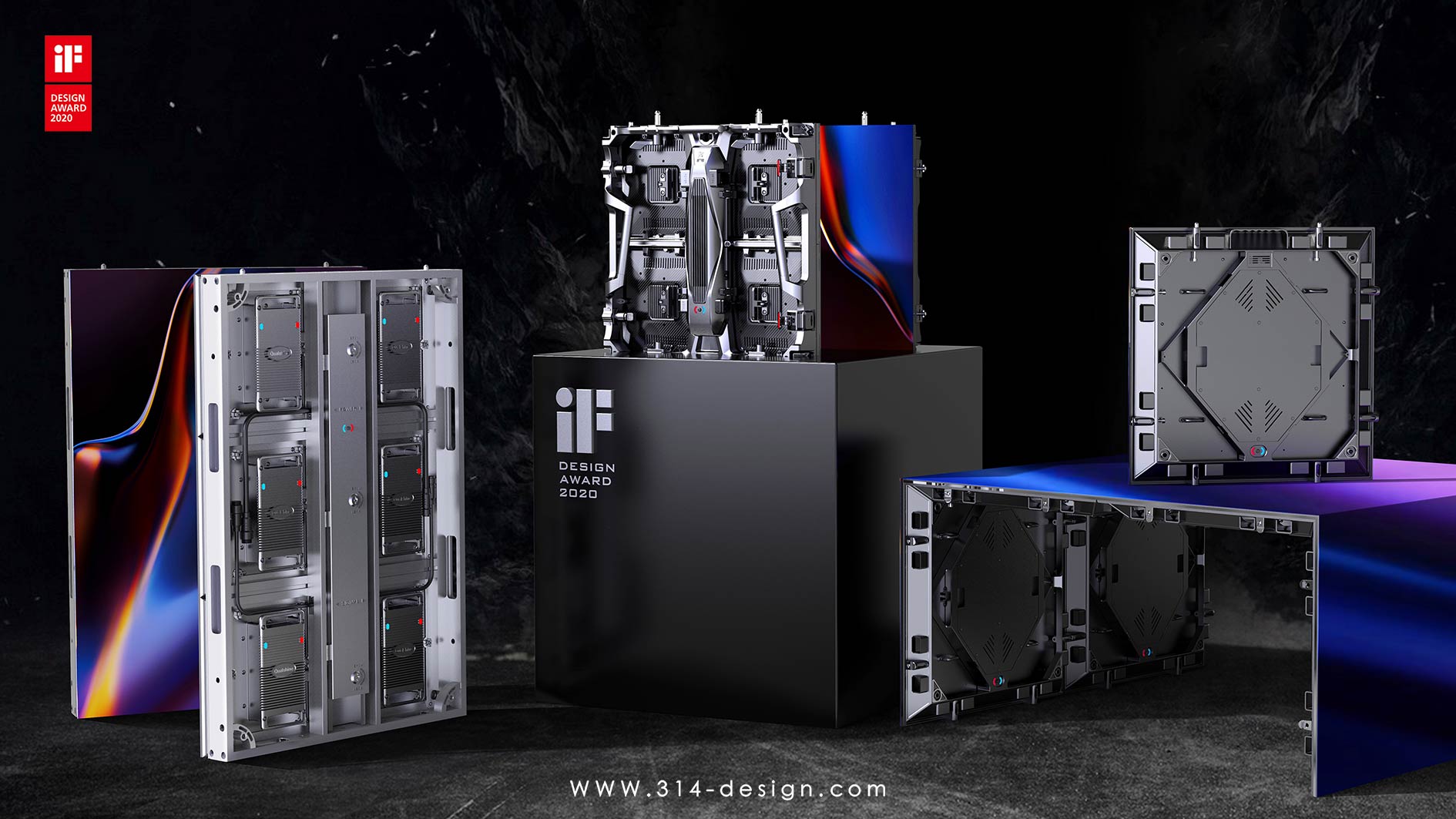 LED display screen，Rental display，industrial equipment ，Three points and one thought industrial design，