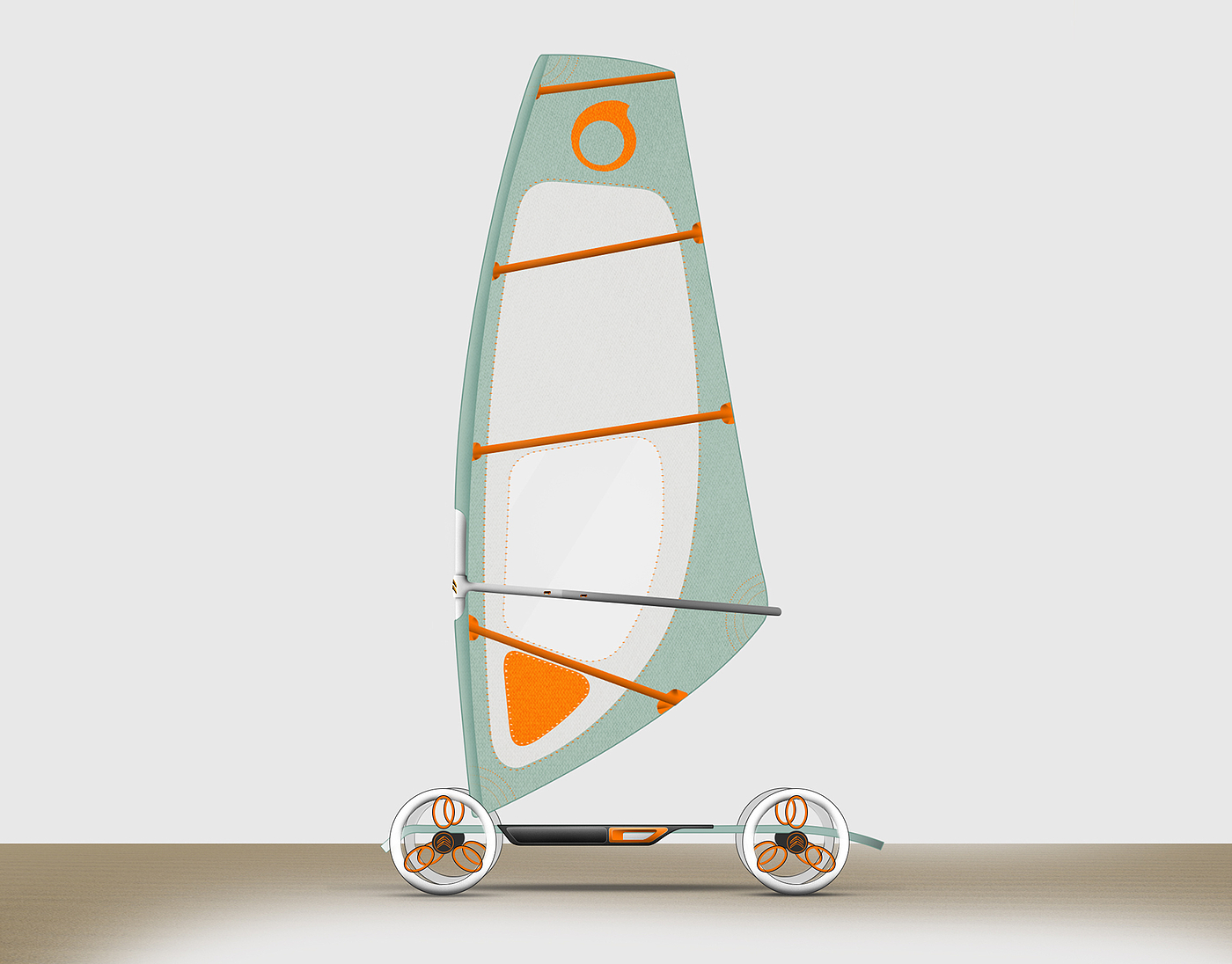 sandy beach，Skate，Sailboat，Outdoor equipment，outdoor sport，