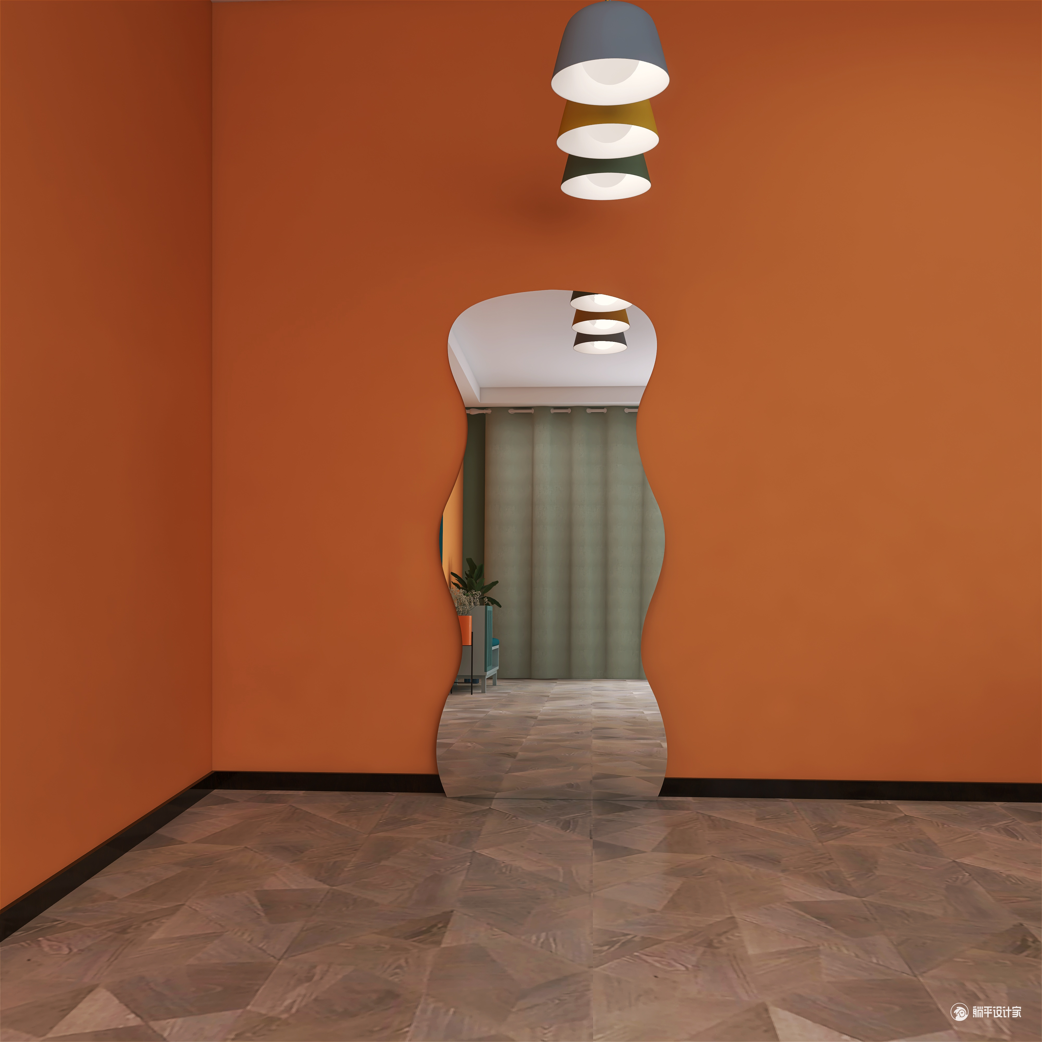 Full-length mirror，Whole body mirror，Big mirror，