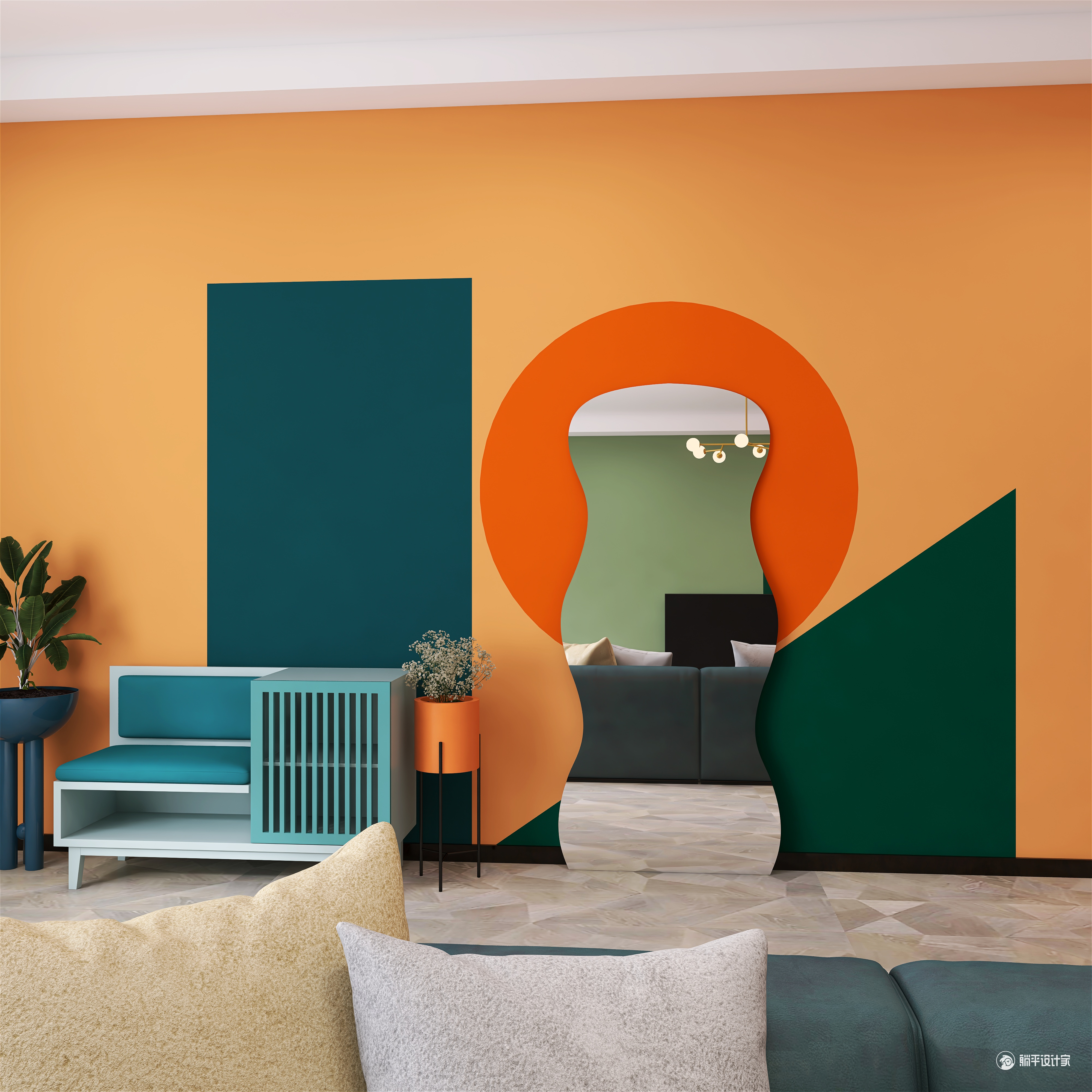 Full-length mirror，Whole body mirror，Big mirror，