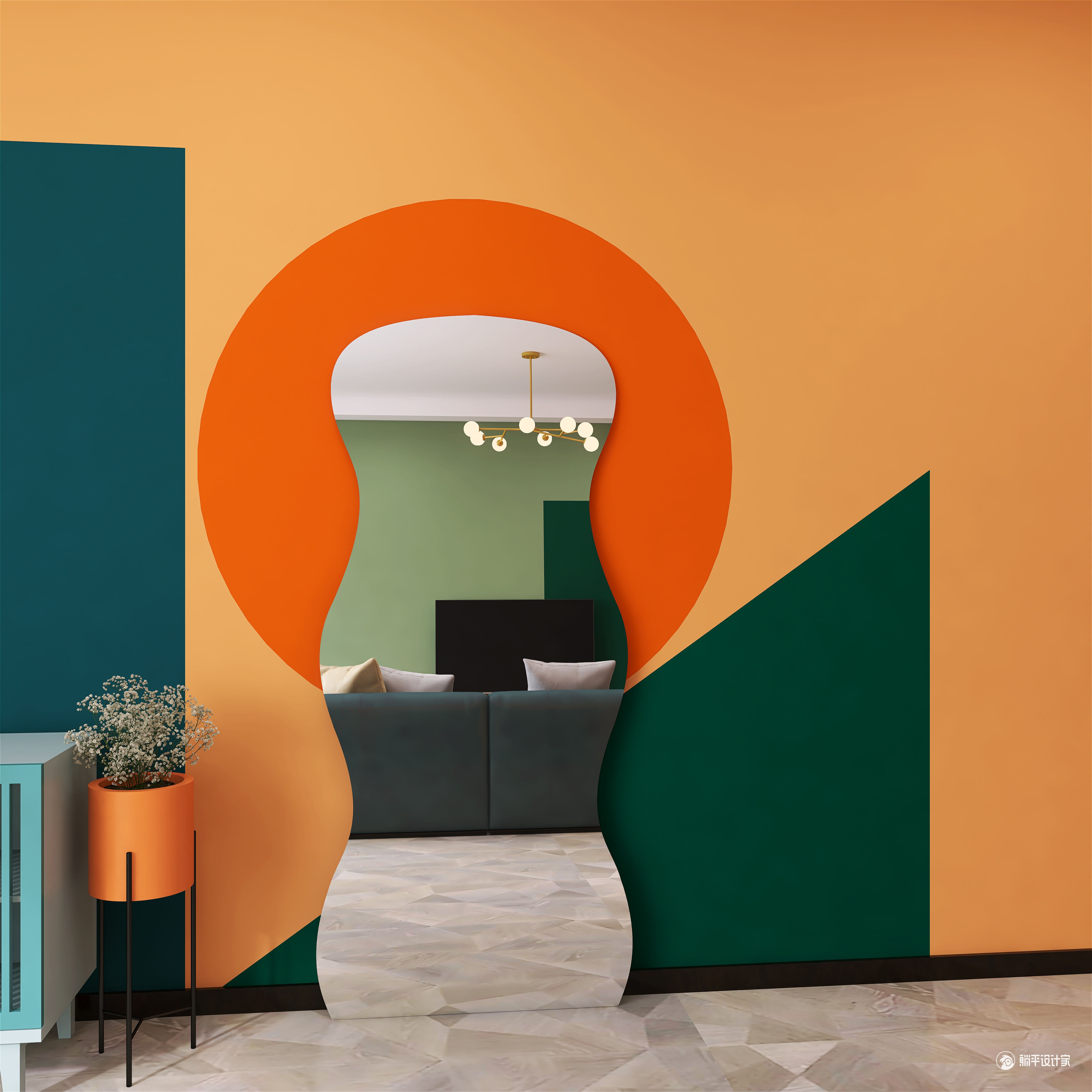 Full-length mirror，Whole body mirror，Big mirror，