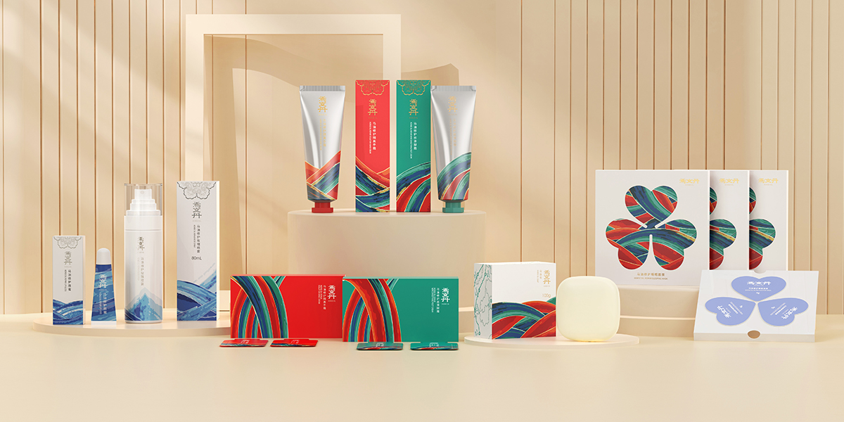 Brand design，Yan Zhidan，Colorful Danxia#，Hanyi tradition，Hun culture，Western civilization，