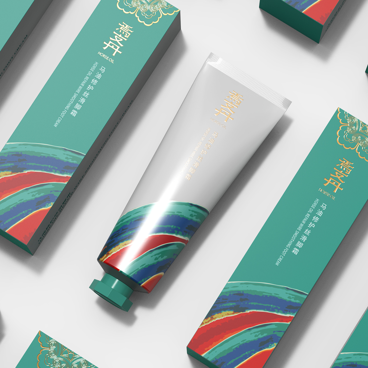 Brand design，Yan Zhidan，Colorful Danxia#，Hanyi tradition，Hun culture，Western civilization，