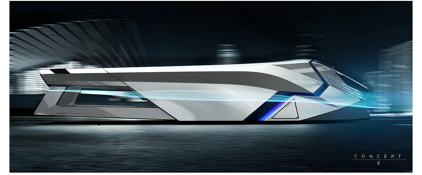 conceptual design，magnetic suspension，X truck，Redefine，