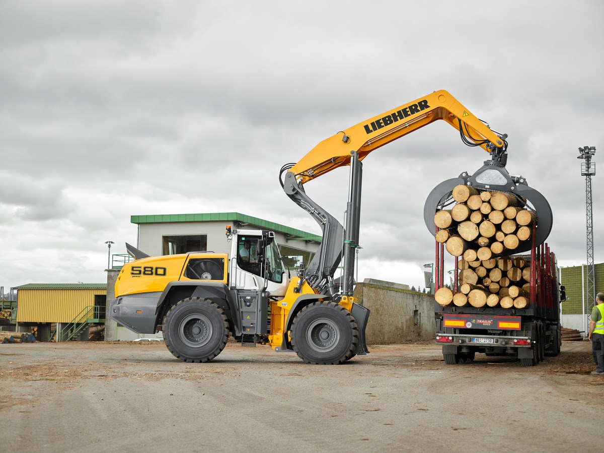 2017 red dot，Heavy equipment，L 580，LogHandler XPo，