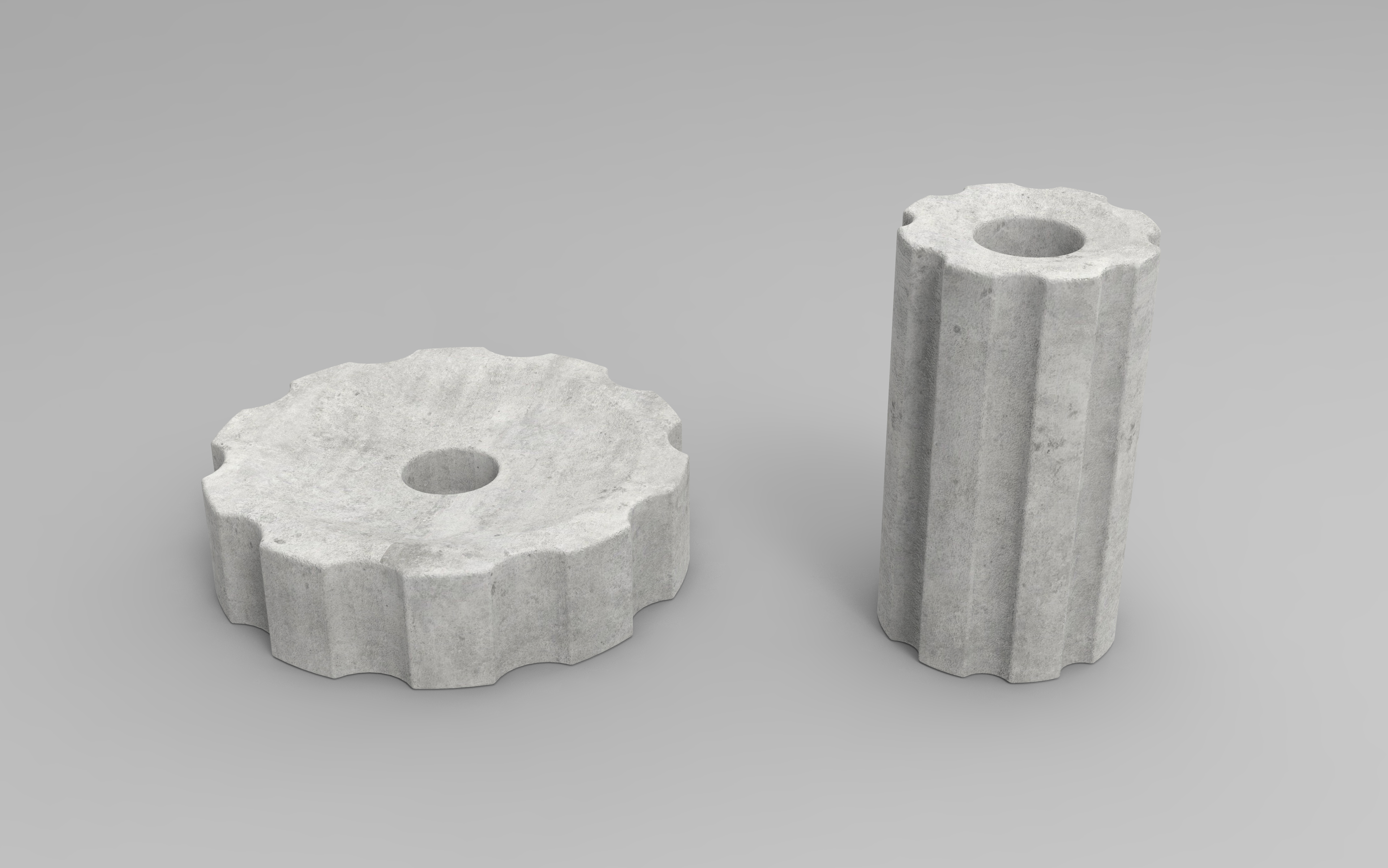 Home Furnishing，furniture，Candlestick，originality，Stone，