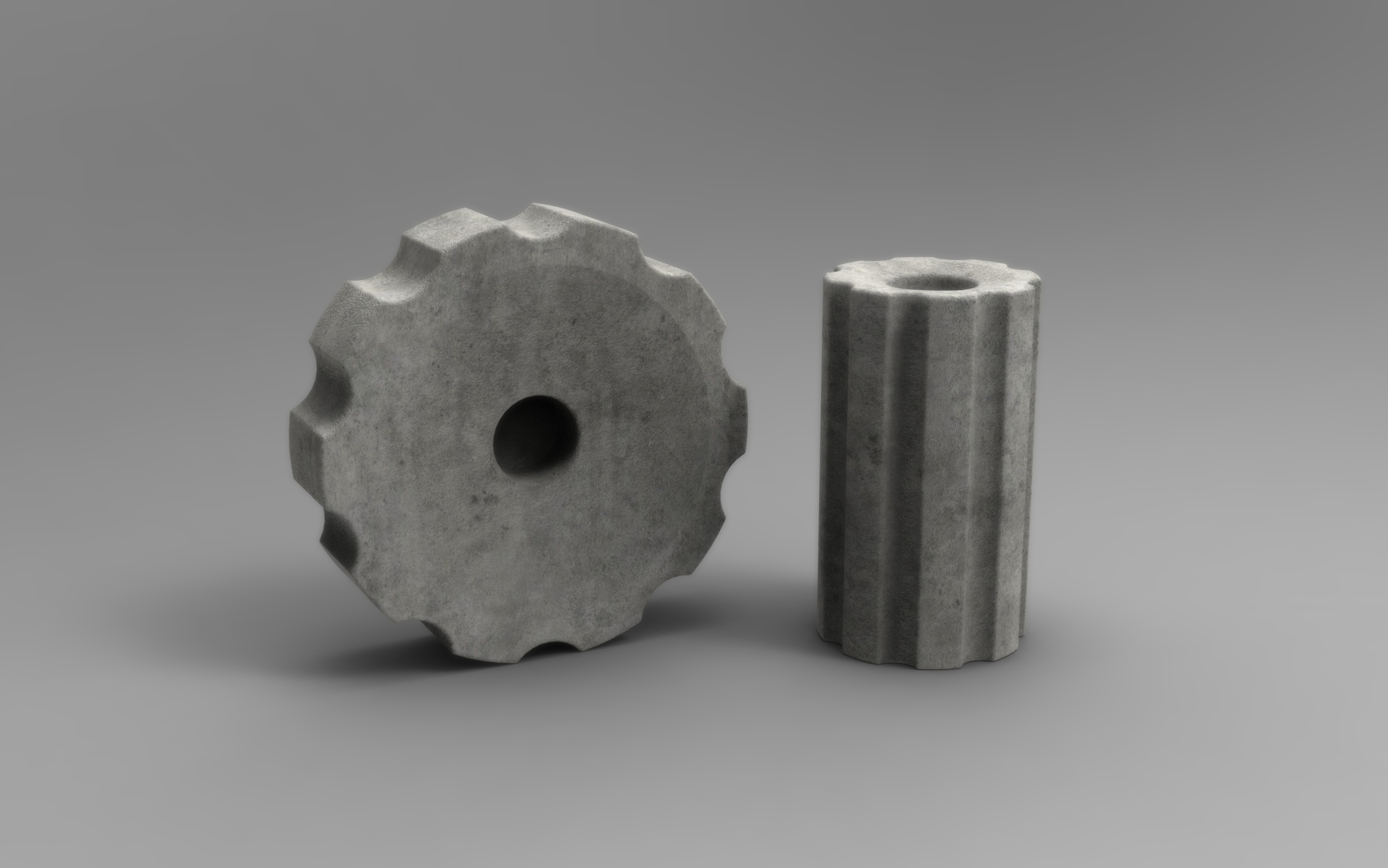 Home Furnishing，furniture，Candlestick，originality，Stone，