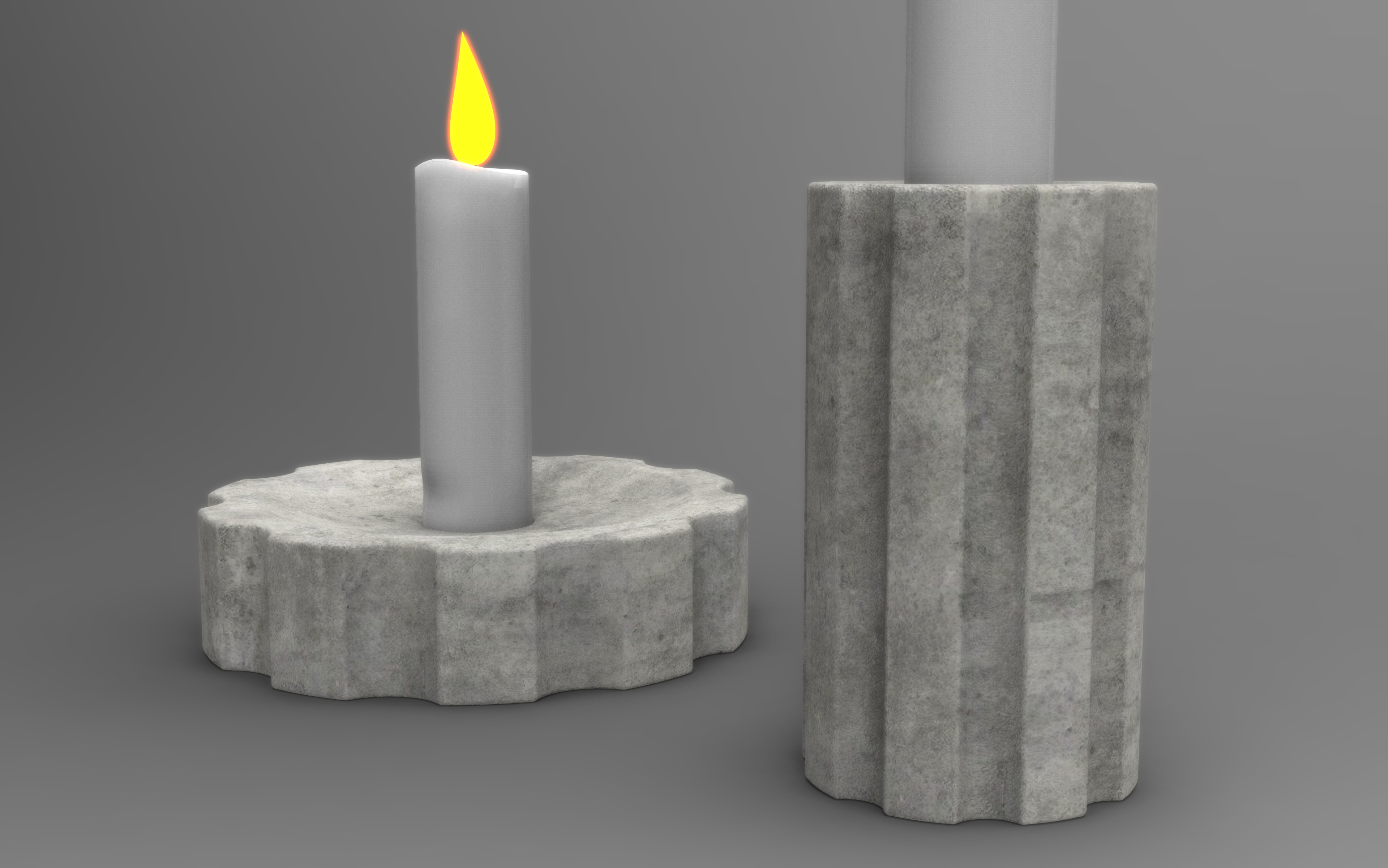 Home Furnishing，furniture，Candlestick，originality，Stone，