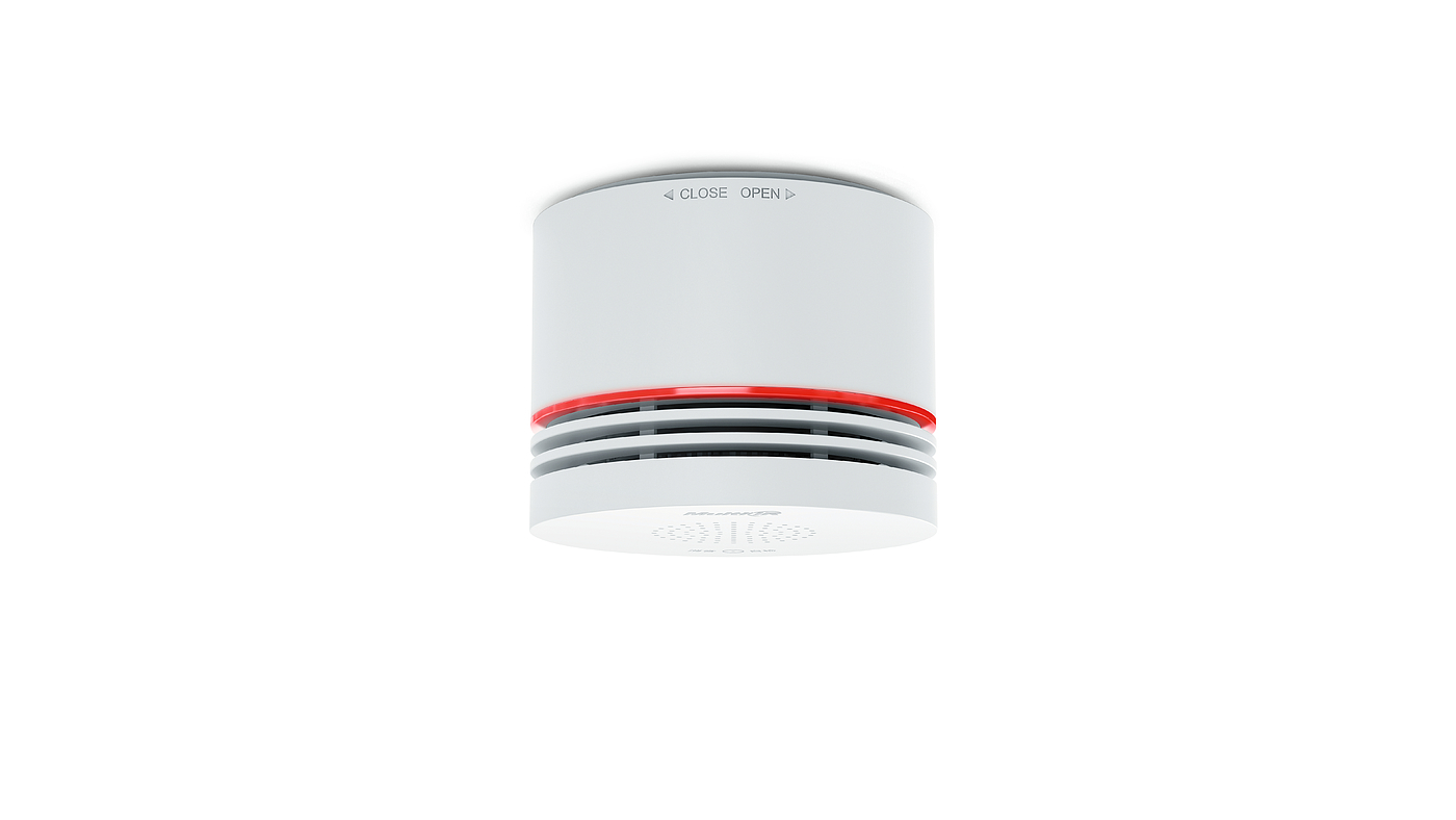 Smoke Alarm，烟雾报警器，智能家居产品，2021红点产品设计大奖，