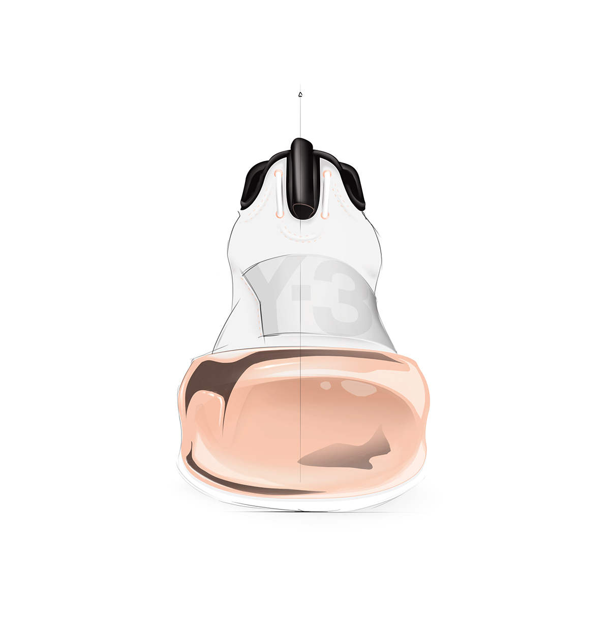 adidas，Y-3，white，Cushioning shoes，