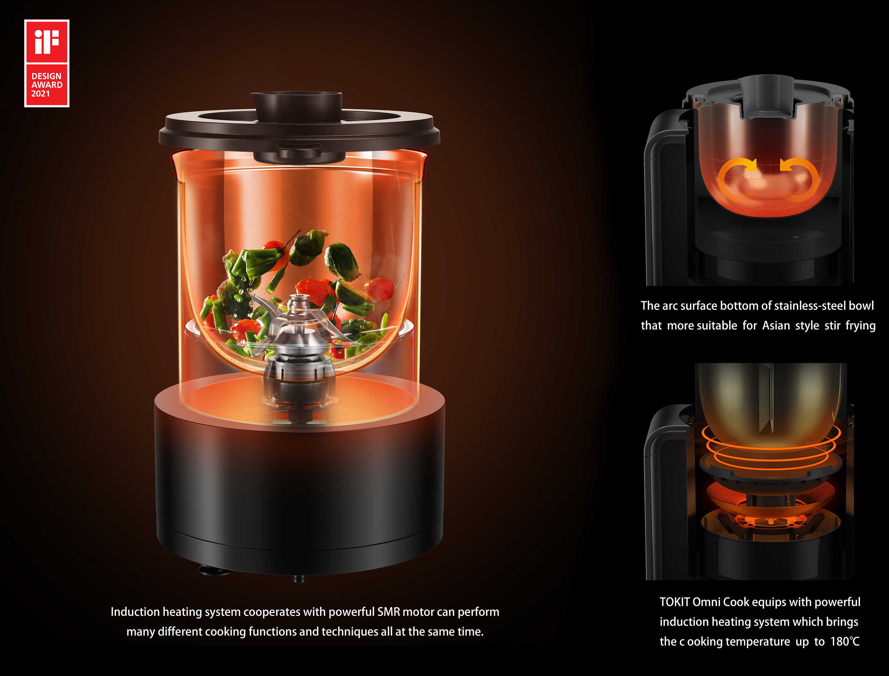 food processor，New domestic products，Video menu，healthy，No oil fume，app，intelligence，cooking，