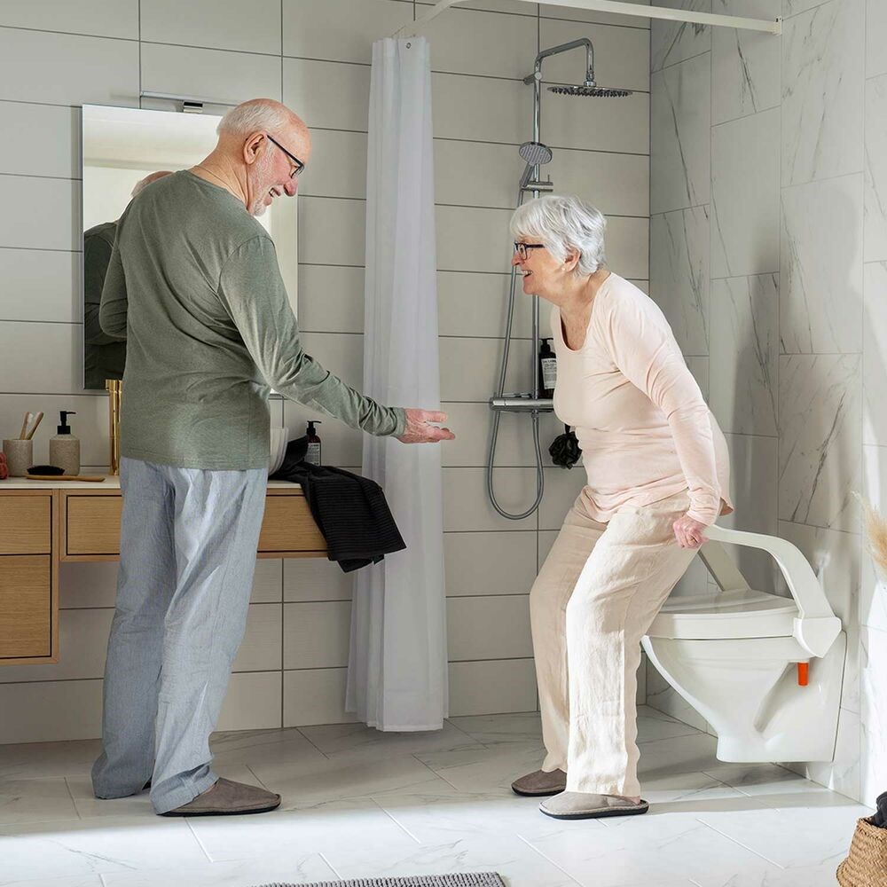 With handrail，Toilet seat，considerate，Label，2021 red dot product design award，