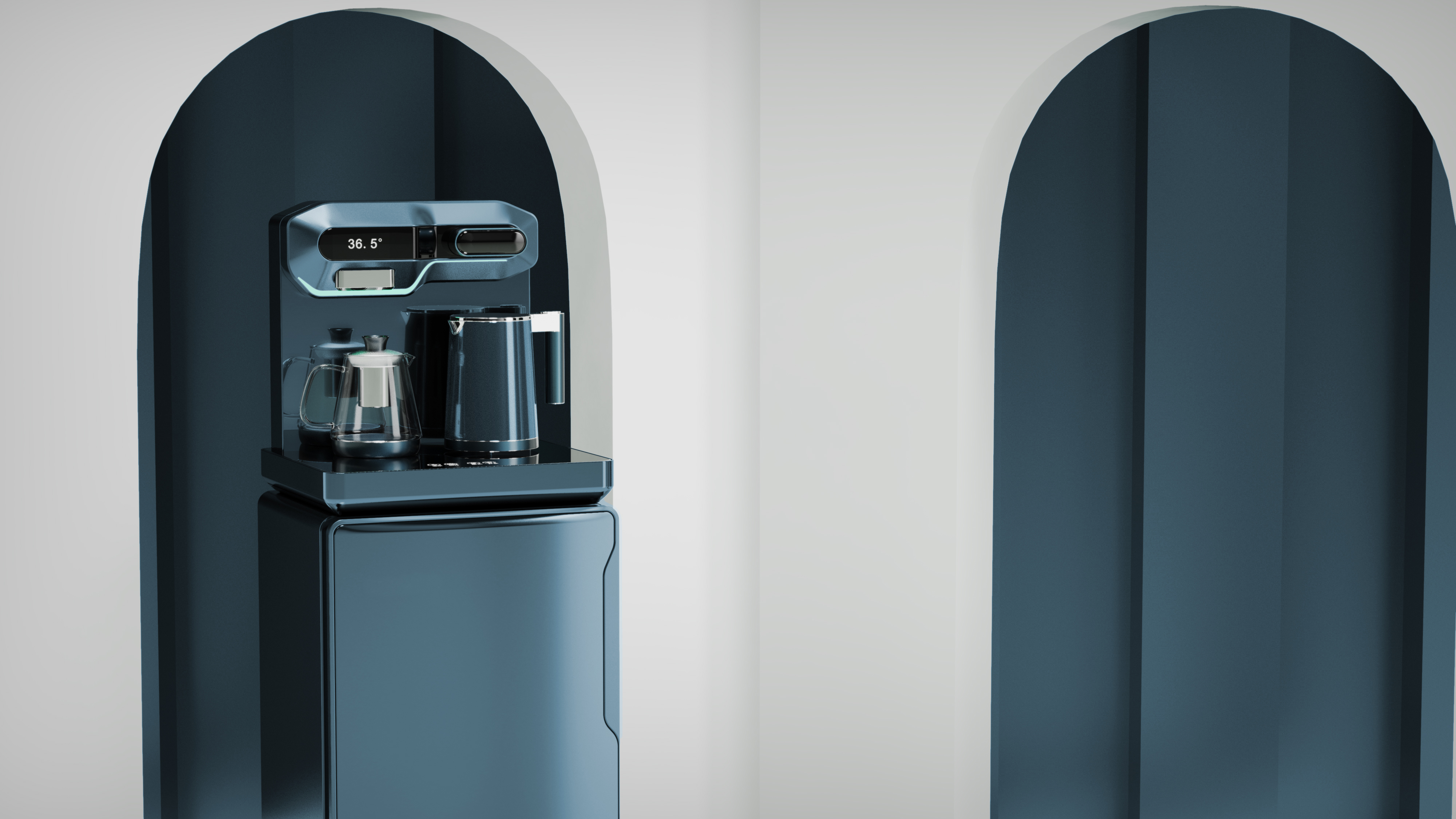 Home appliance design，Water dispenser design，Design of tea bar machine，