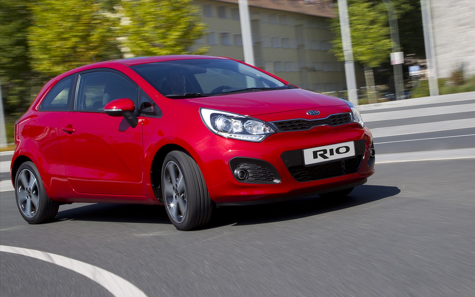 2017 red dot，Kia Rio ，Kia Rio，automobile，