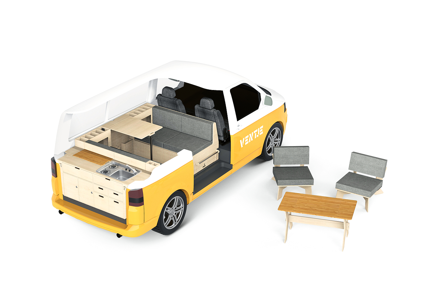 Campervan，kitchen，2021 red dot product design award，