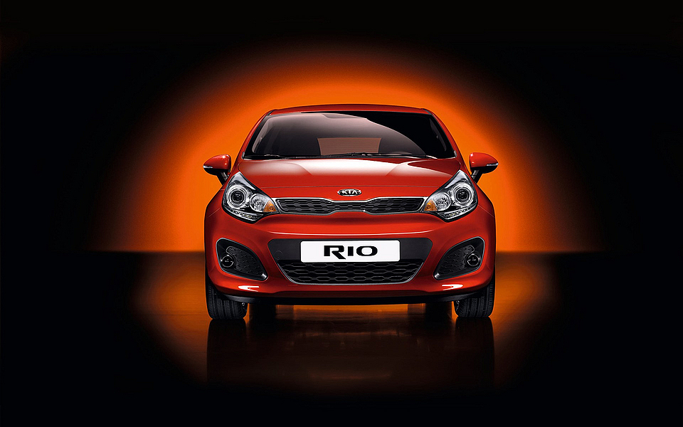 2017 red dot，Kia Rio ，Kia Rio，automobile，