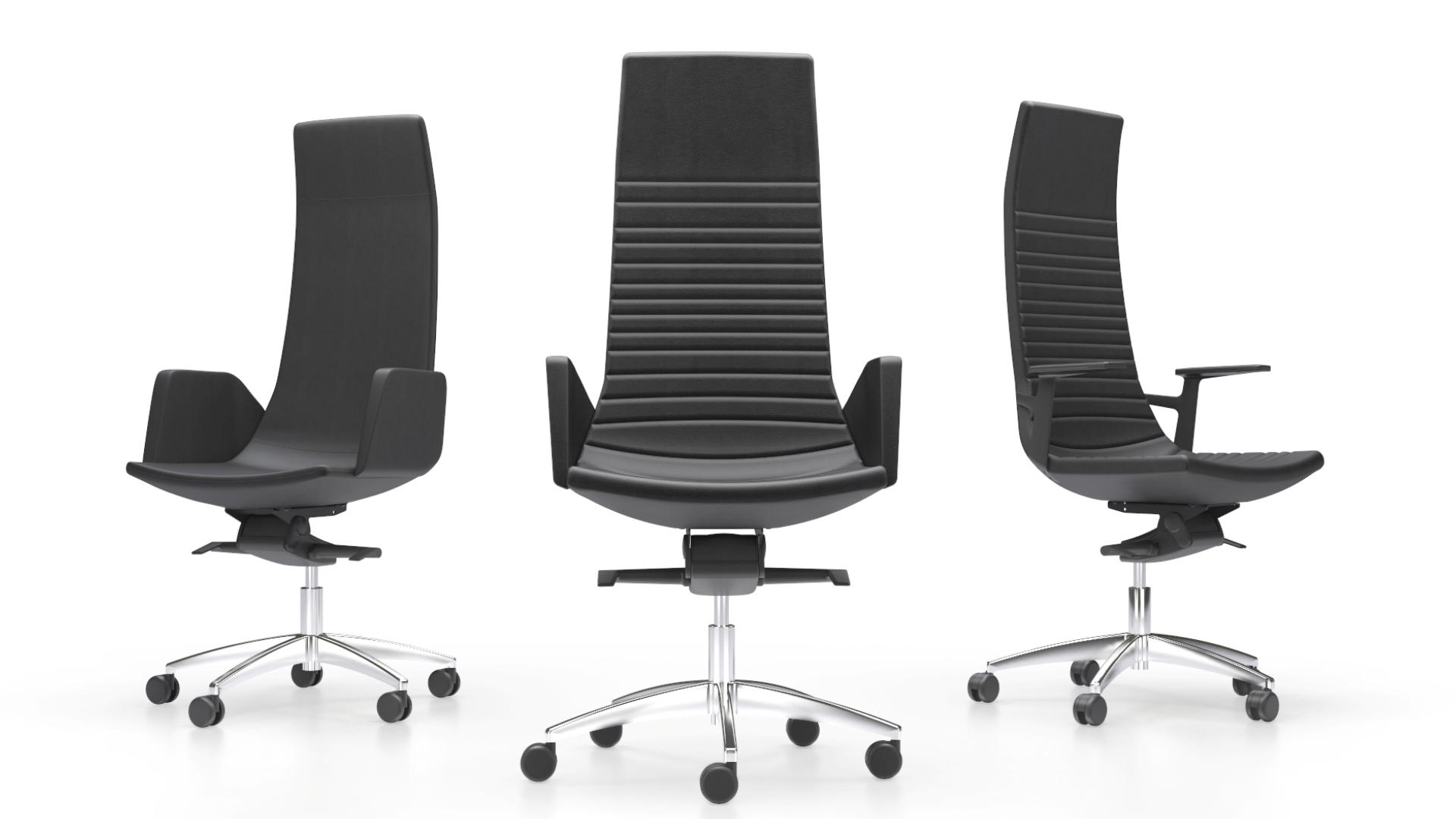 Swivel chair，to work in an office，simple，comfortable，2021 red dot product design award，
