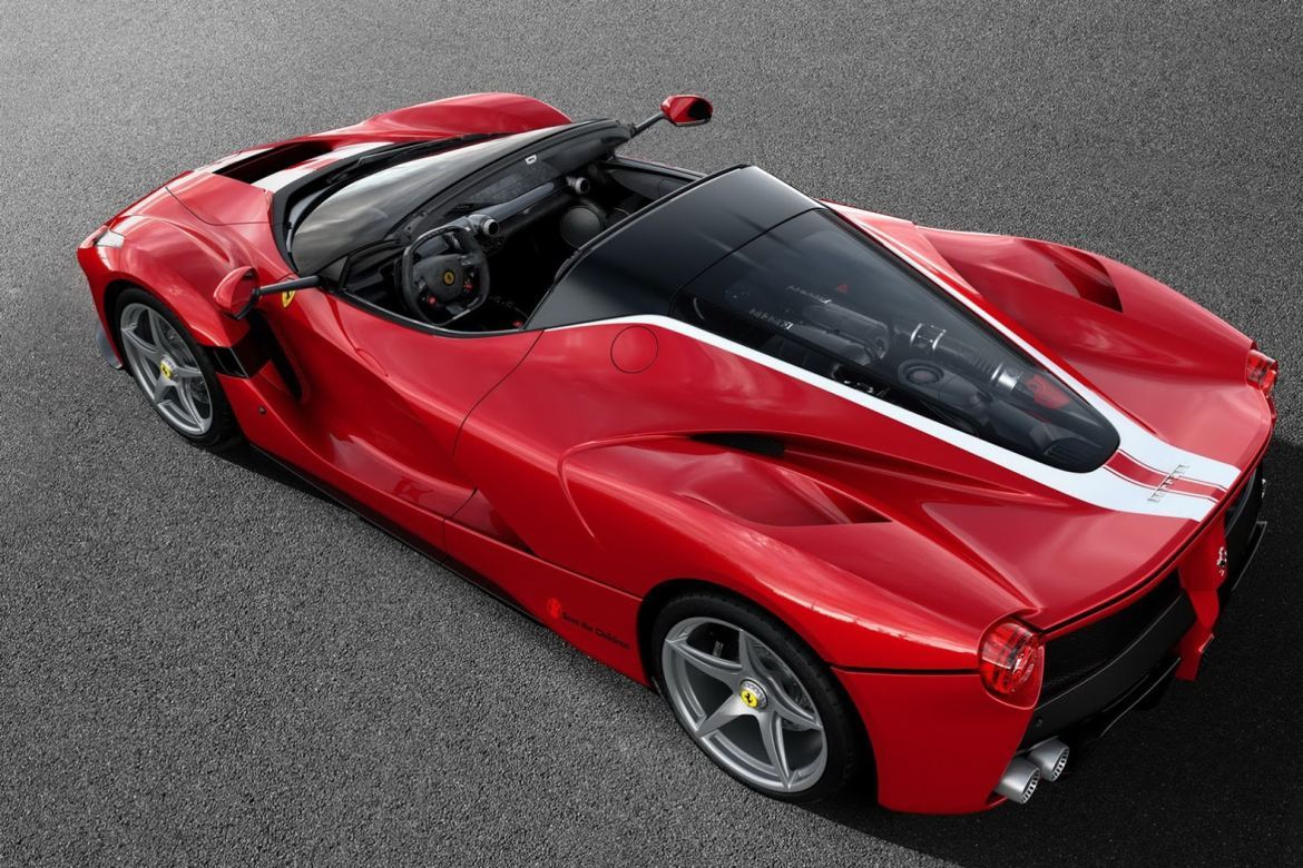 法拉利敞篷跑车laferrariaperta