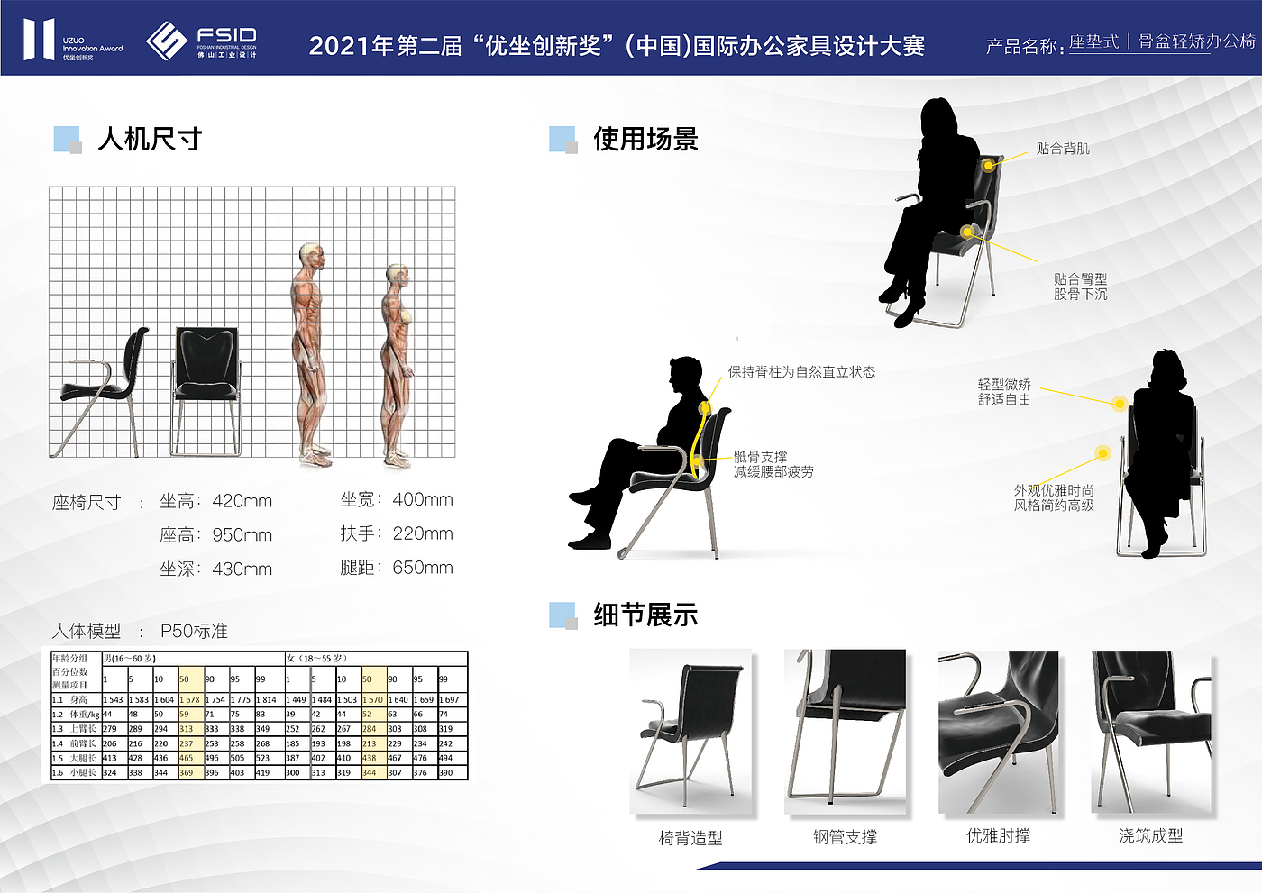 工业设计，学生作品，办公椅，家具设计，