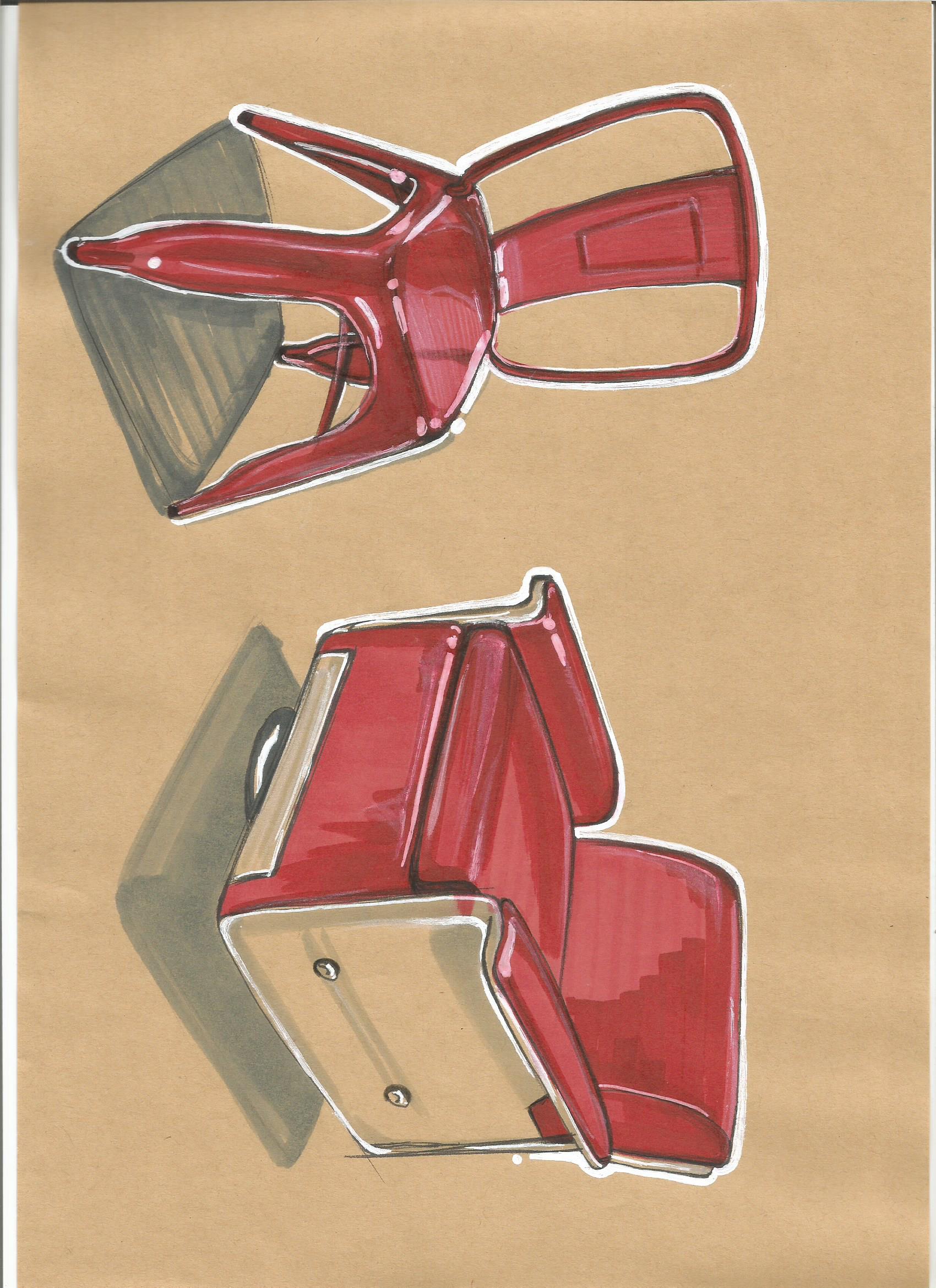 industrial design，Hand drawn，Student works，