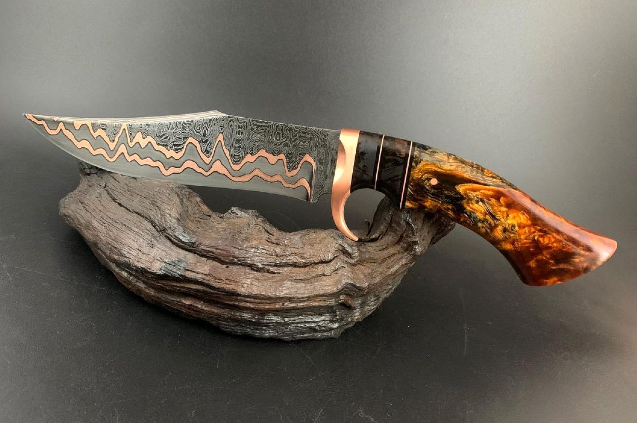 Forging technology，Damascus steel，copper，