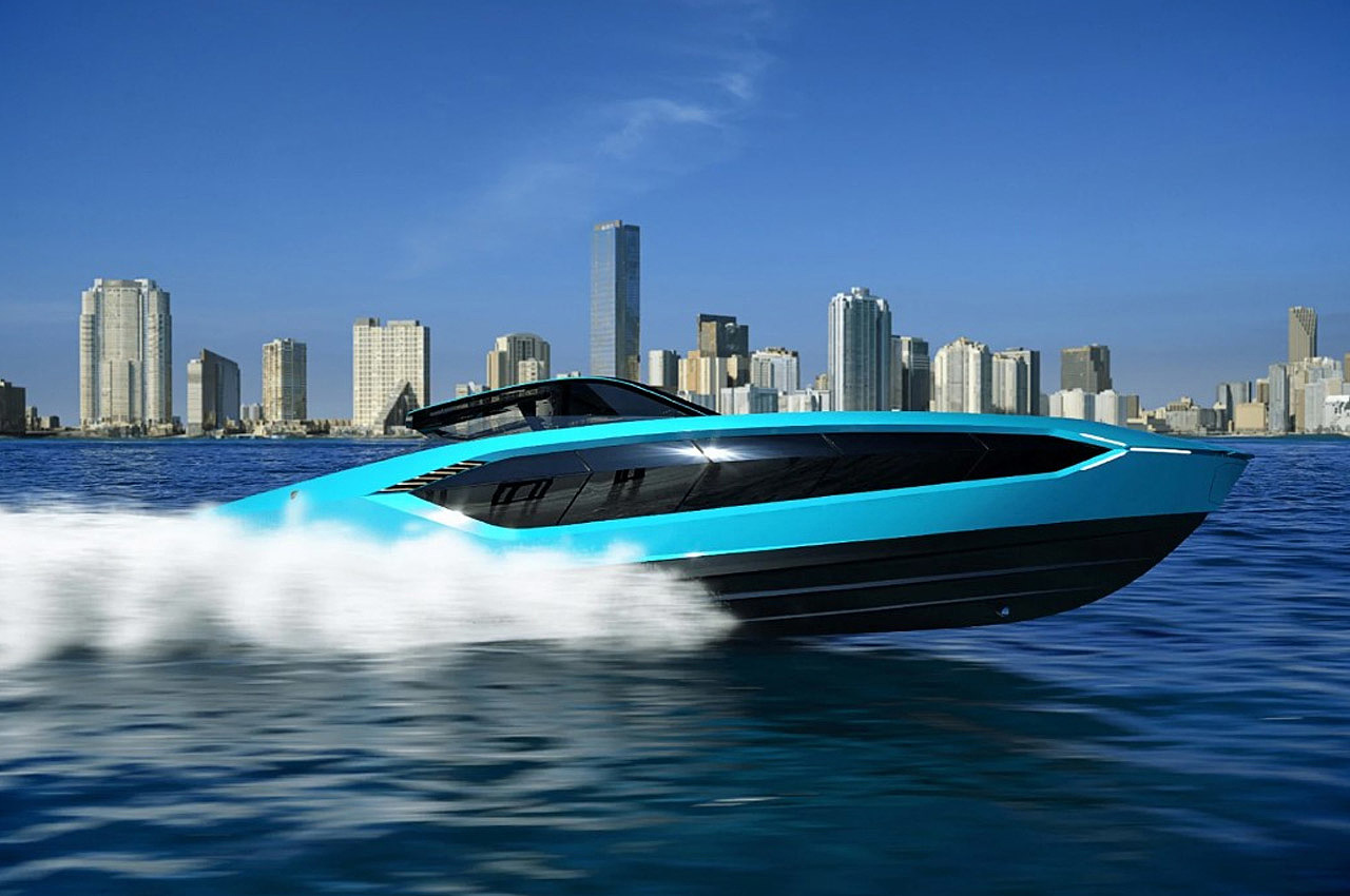 Avant-garde，ship，Lamborghini，luxury，Carbon fiber structure，