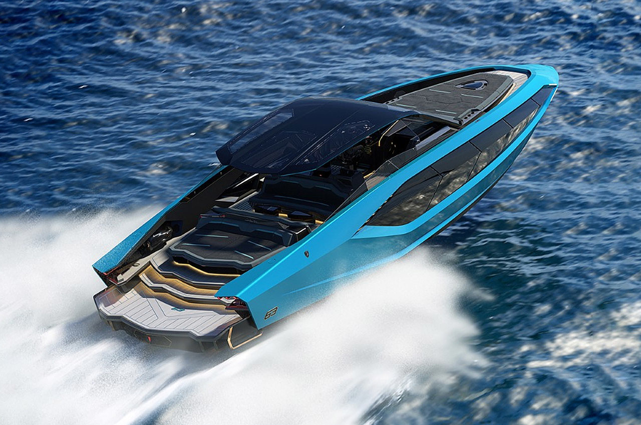 Avant-garde，ship，Lamborghini，luxury，Carbon fiber structure，