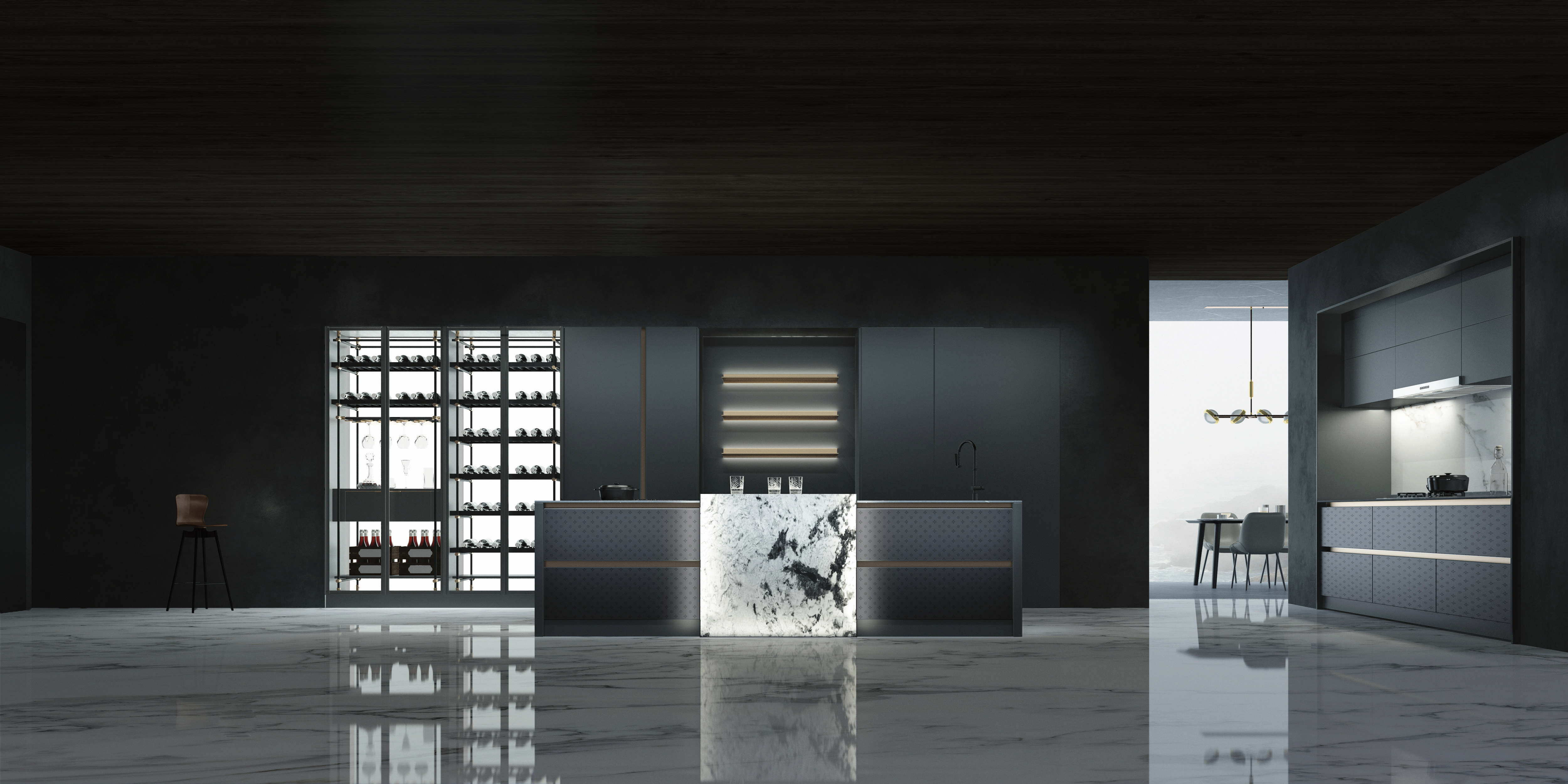 kitchen，Multifunctional space，intelligence，2021 red dot product design award，