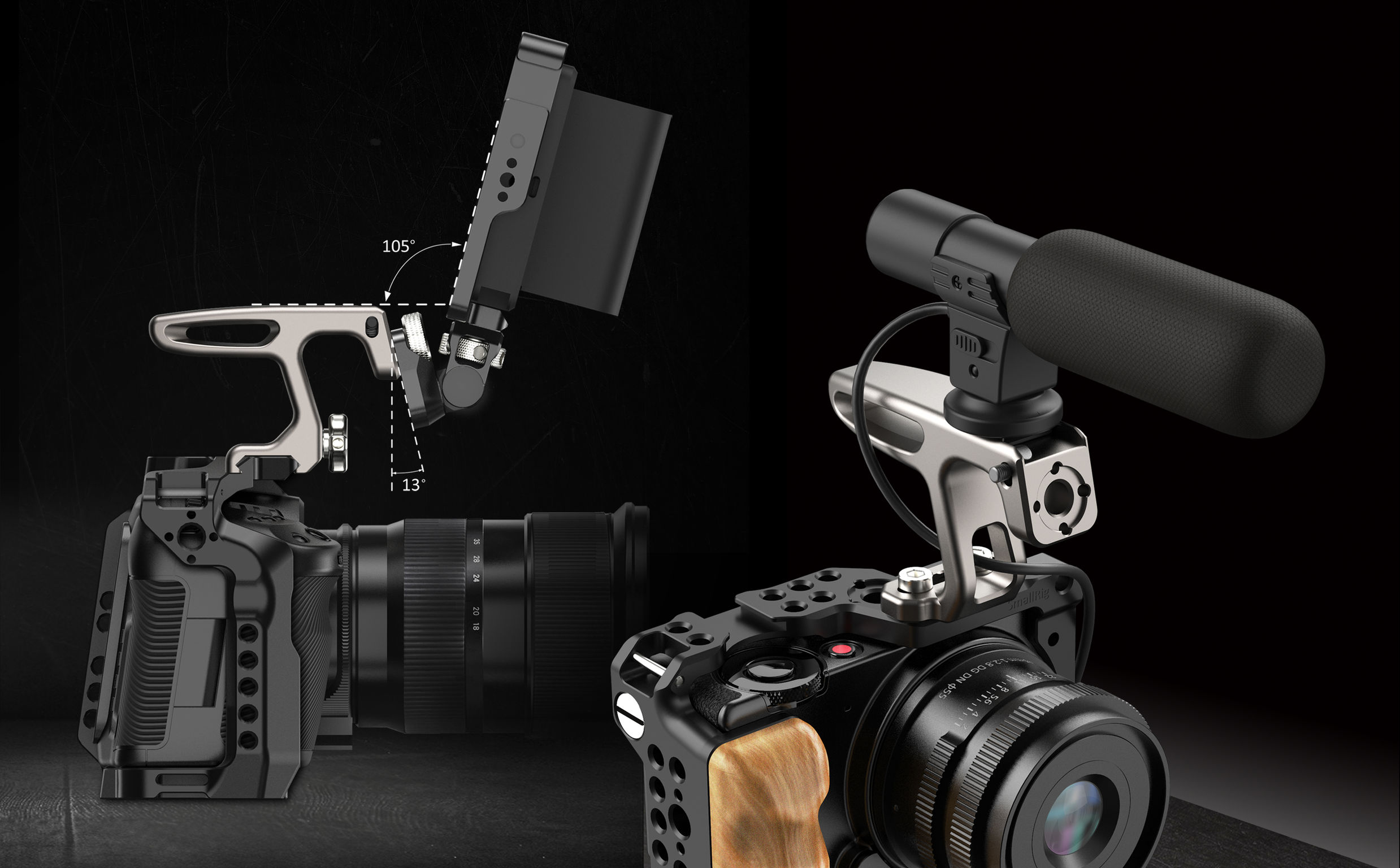 Camera accessories，Ergonomics，light，narrow，2021 red dot product design award，