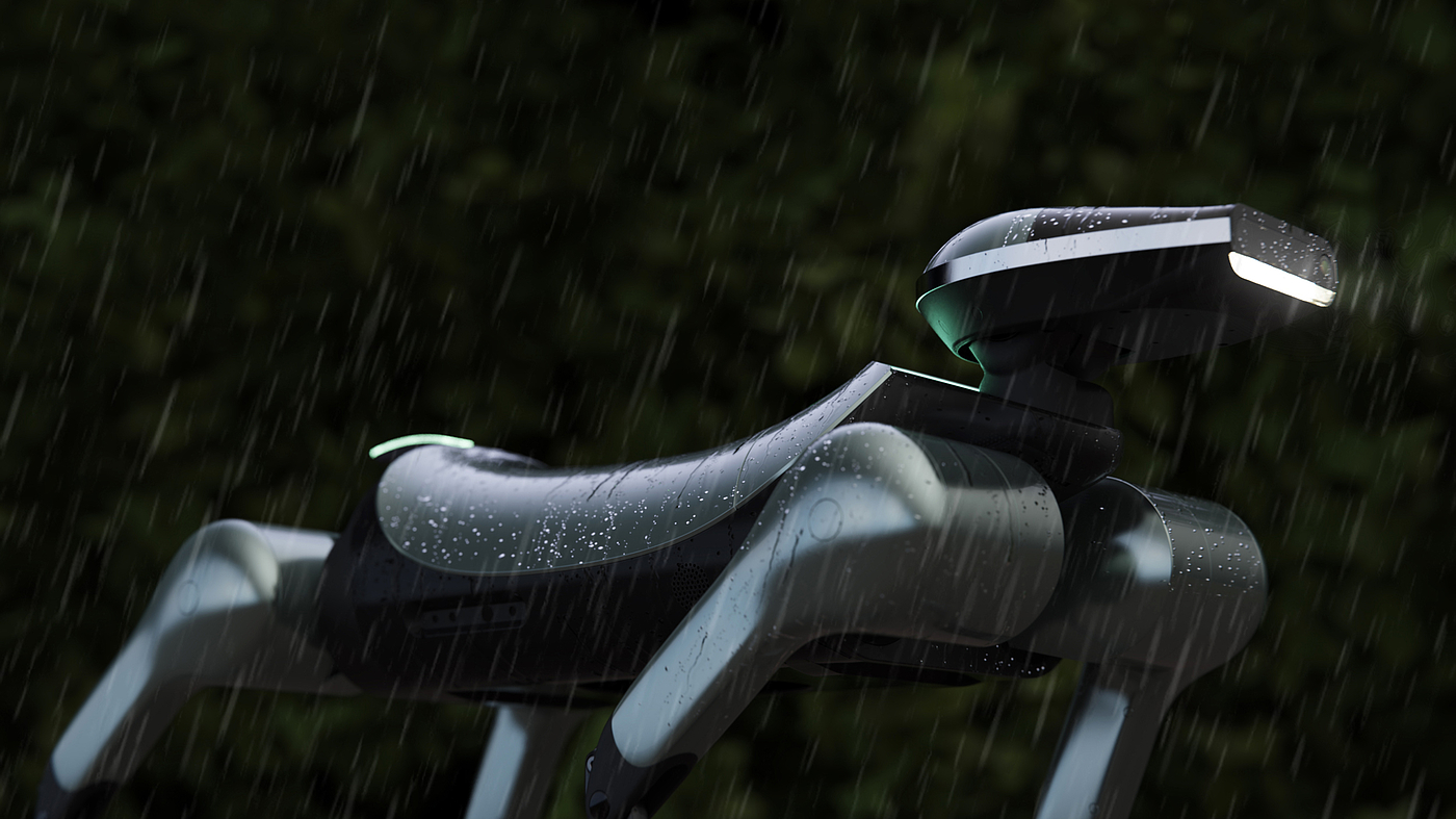 Quadruped robot dog，2021 red dot award winning works，2021 if design award，whipsaw，2021dfa Bronze Award，