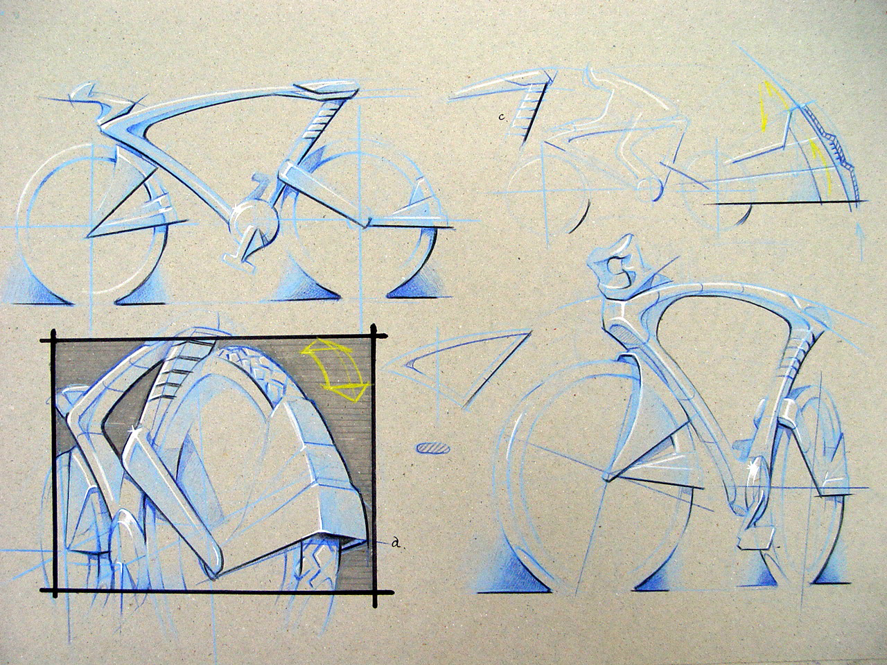 Hand drawn，product，Line，Colored lead，