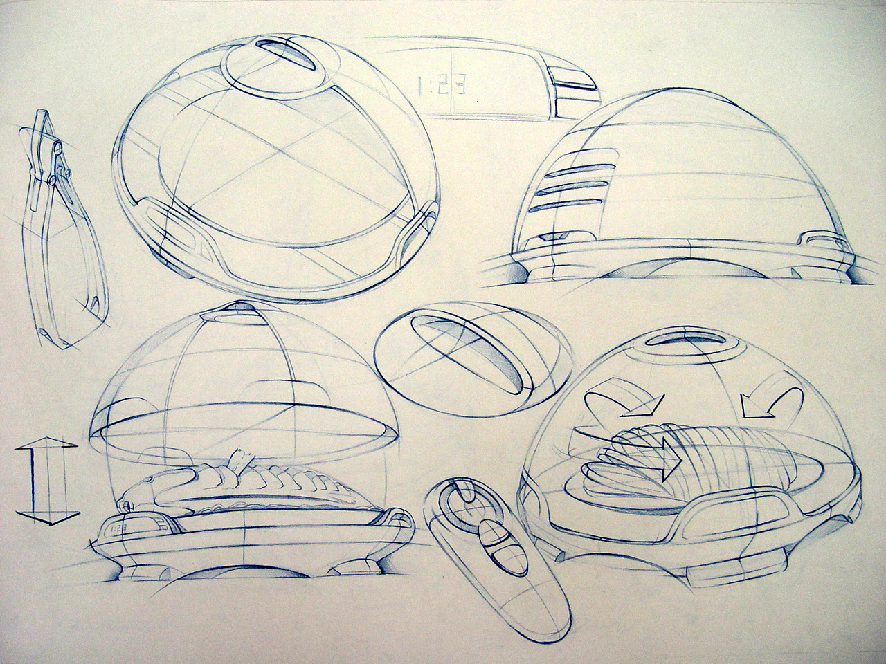 Hand drawn，product，Line，Colored lead，