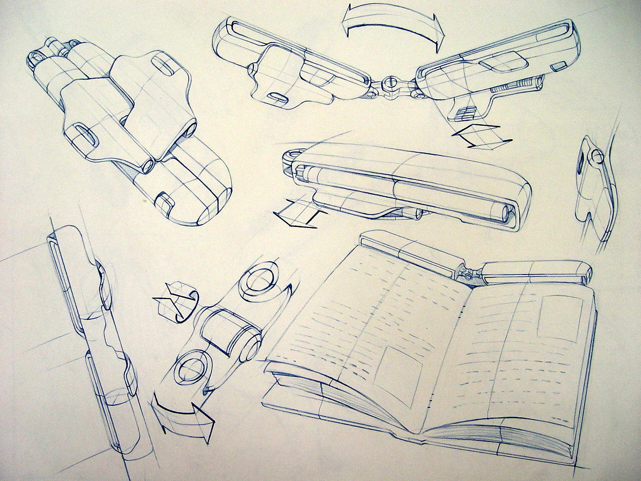 Hand drawn，product，Line，Colored lead，